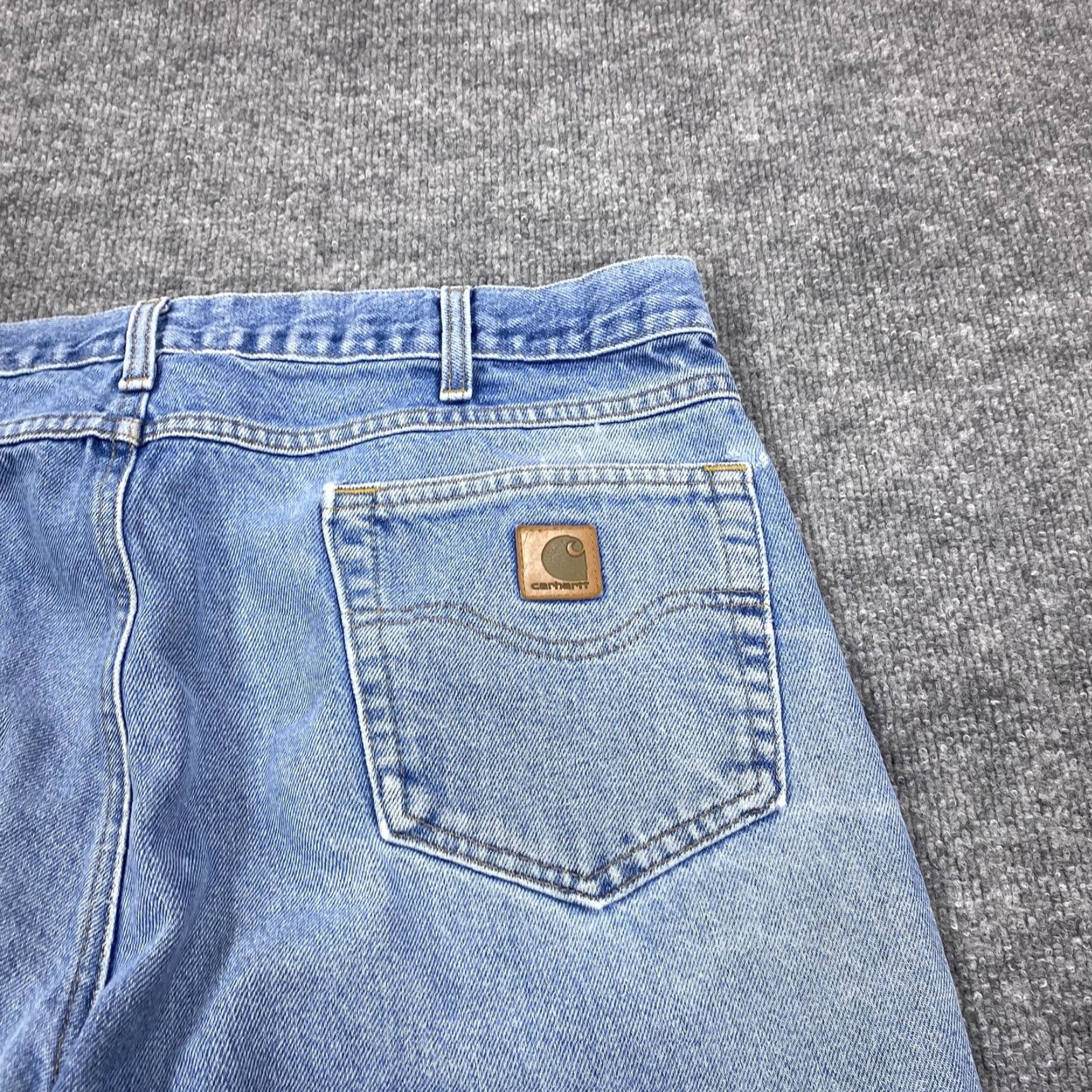 Carhartt Carhartt Jeans Mens 38x34 Light Blue Straight Leg Denim Workwear Classic Mens Size US 38 / EU 54 - 3 Thumbnail