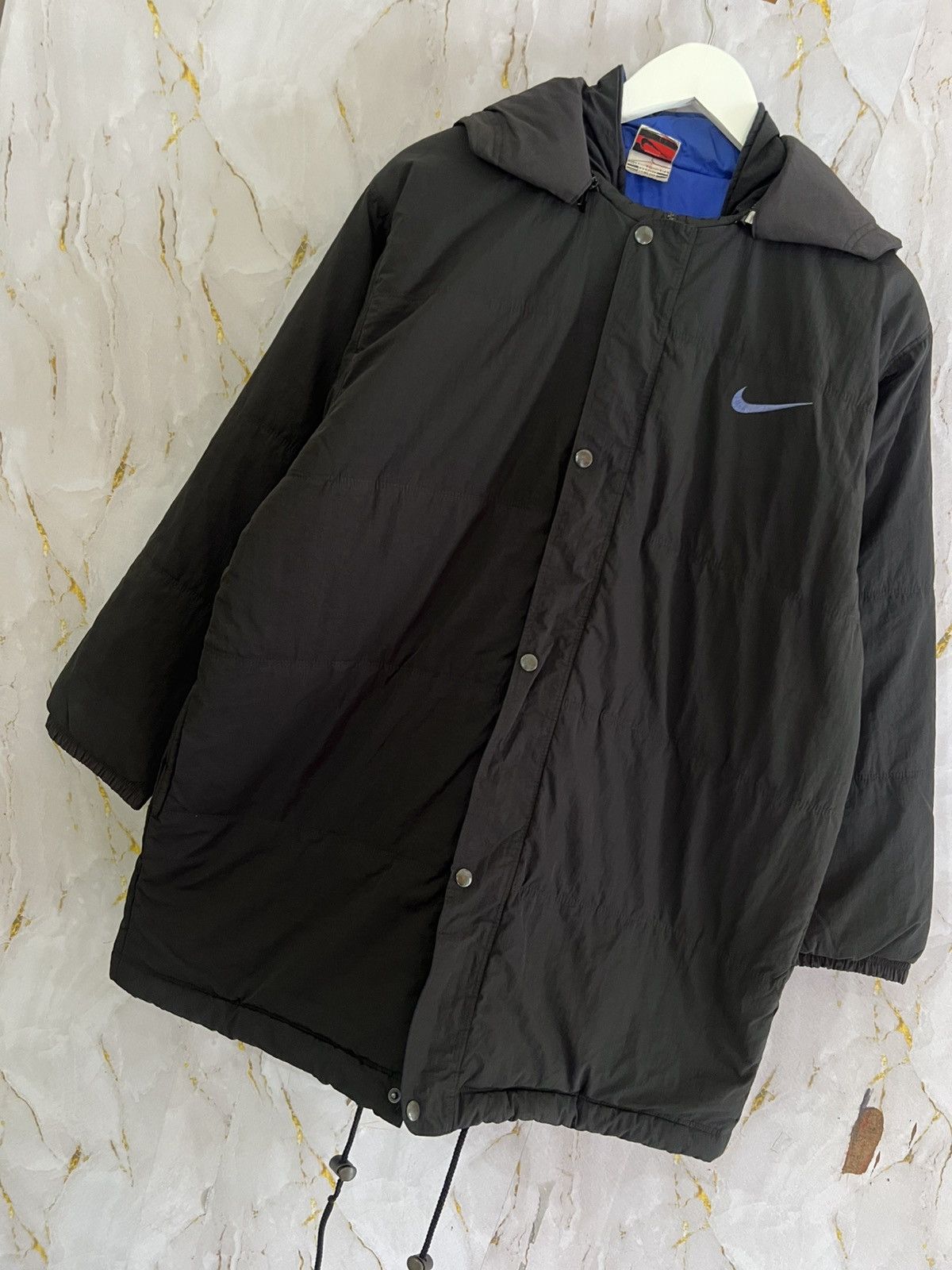 Nike Vintage Nike Parka Jacket 90s Sportswear Outerwear Size US L / EU 52-54 / 3 - 7 Thumbnail