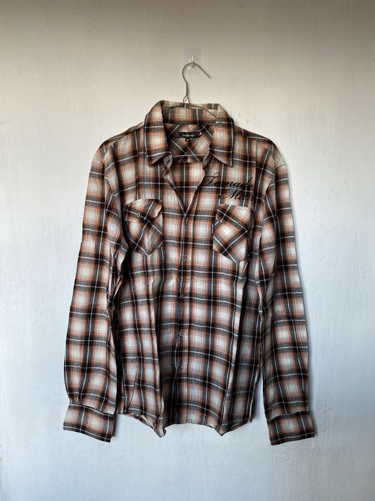 If Six Was Nine × Tornado Mart Tornado Mart Plaid Veterano Button Shirt Size US M / EU 48-50 / 2 - 1 Thumbnail