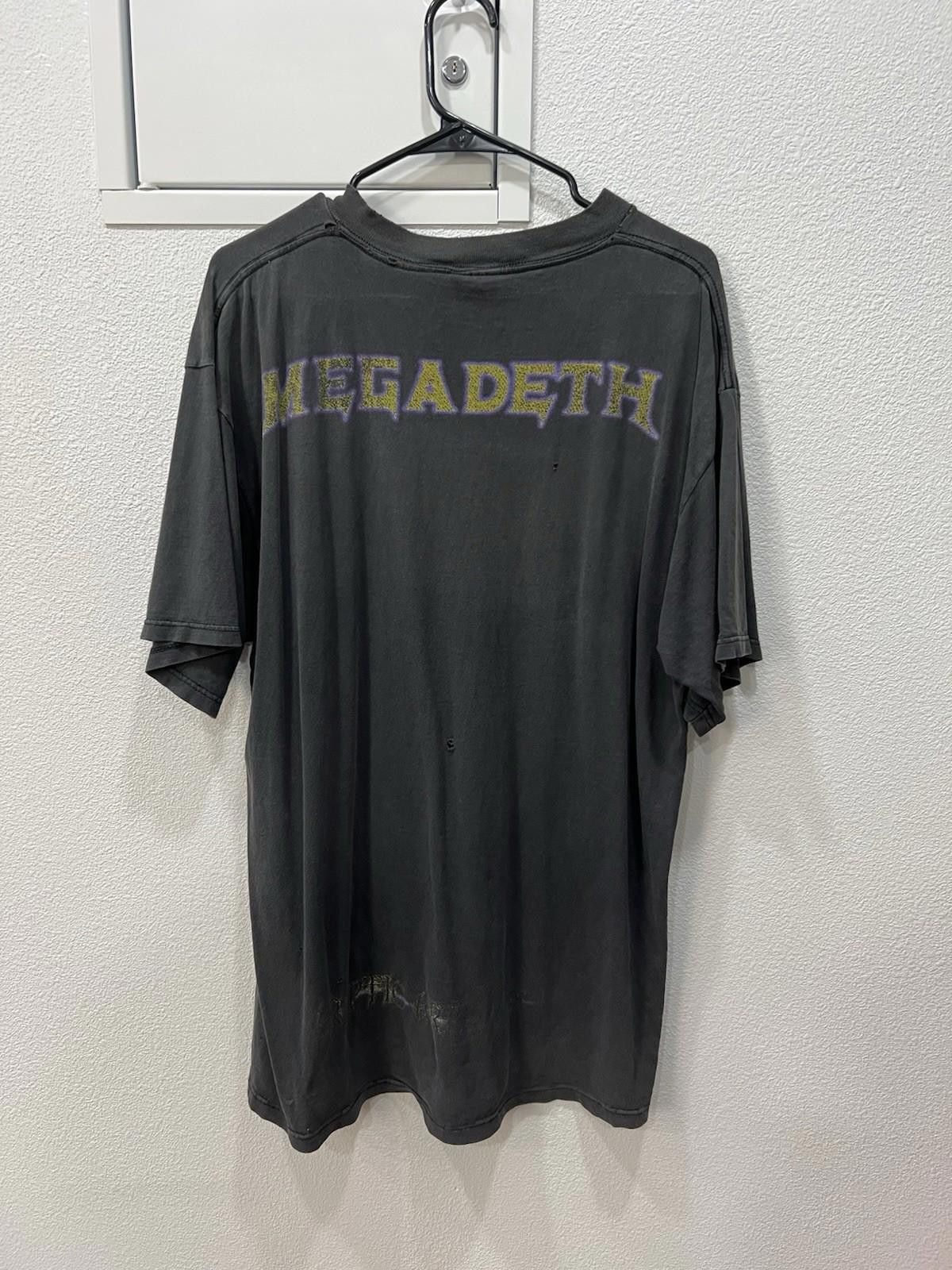 Megadeth 90s Megadeth Crypt Writings Comic Book Tee Size US XL / EU 56 / 4 - 3 Thumbnail