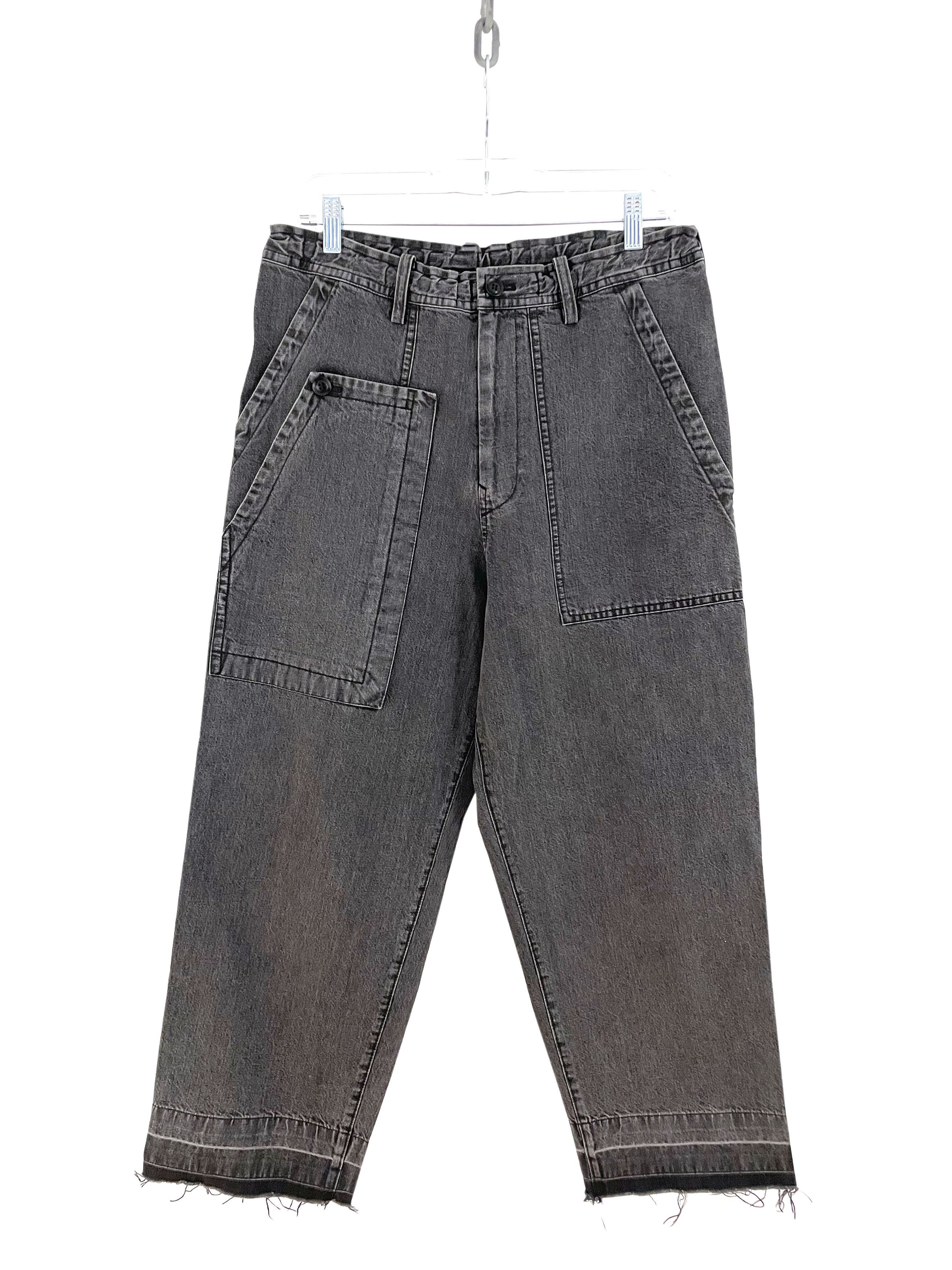 Yohji Yamamoto Yohji Yamamoto Raw Hem Denim Size US 34 / EU 50 - 1 Thumbnail