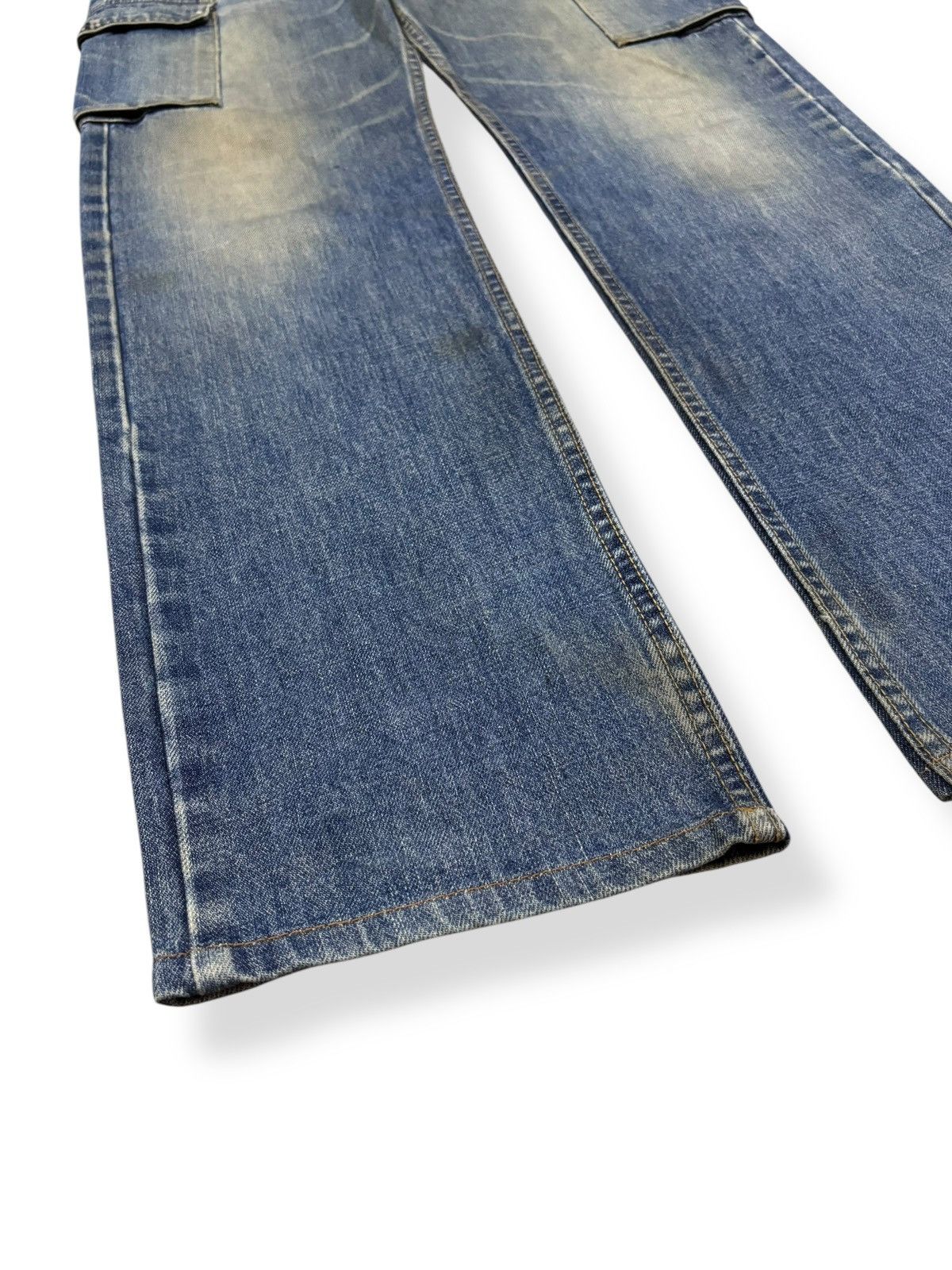 Spellbound Vintage Japanese Brand Spellbound Mud Wash Cargo Jeans Size US 33 - 7 Thumbnail