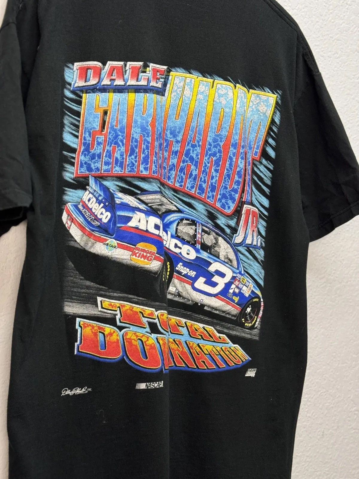 Band Tees × NASCAR × Vintage Vtg Vintage Dale Earnhardt Jr Total Domination 1998 Nascar Size US L / EU 52-54 / 3 - 9 Thumbnail