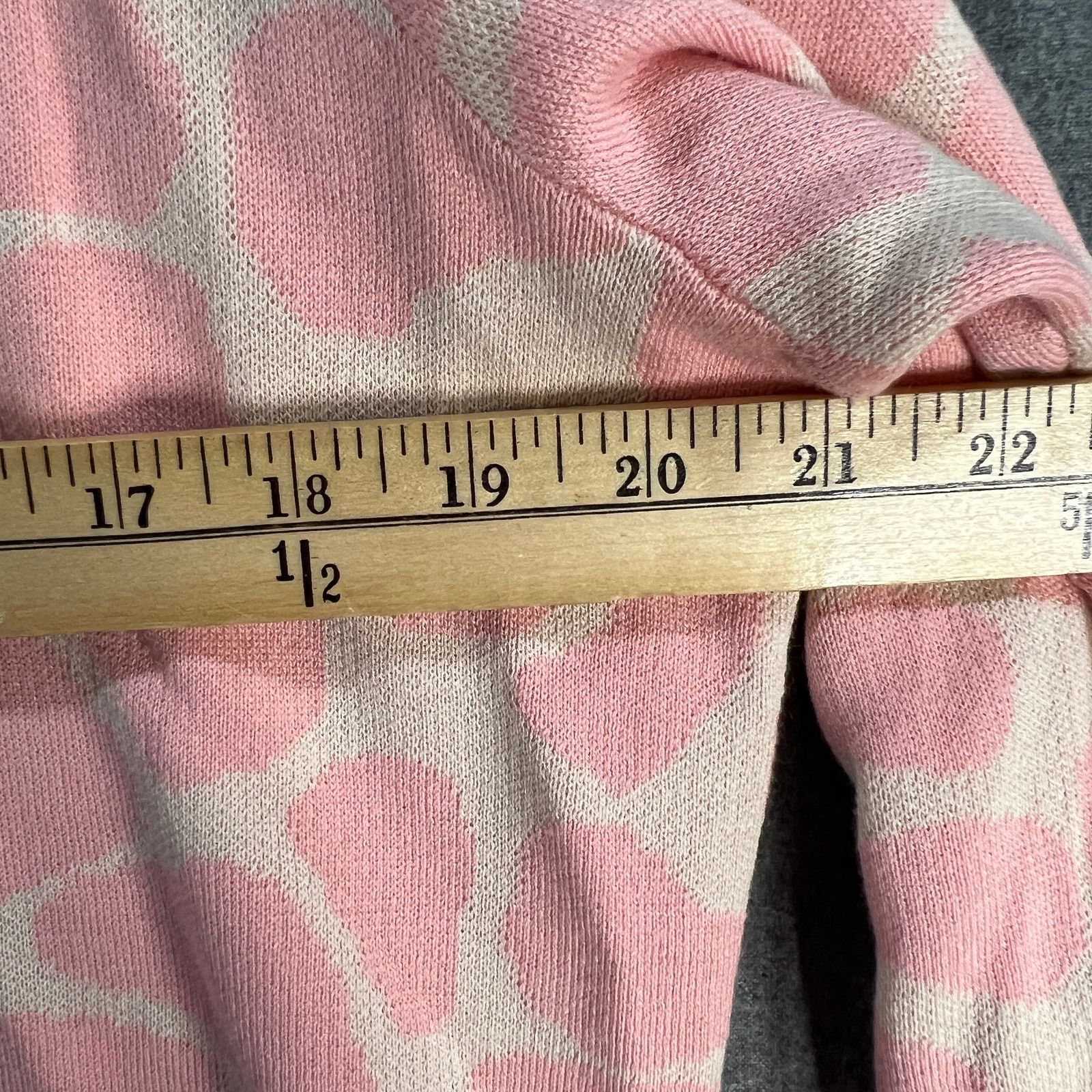 Other Belle by Kim Gravel Pastel Giraffe V-Neck Sweater Size XL / US 12-14 / IT 48-50 - 7 Thumbnail
