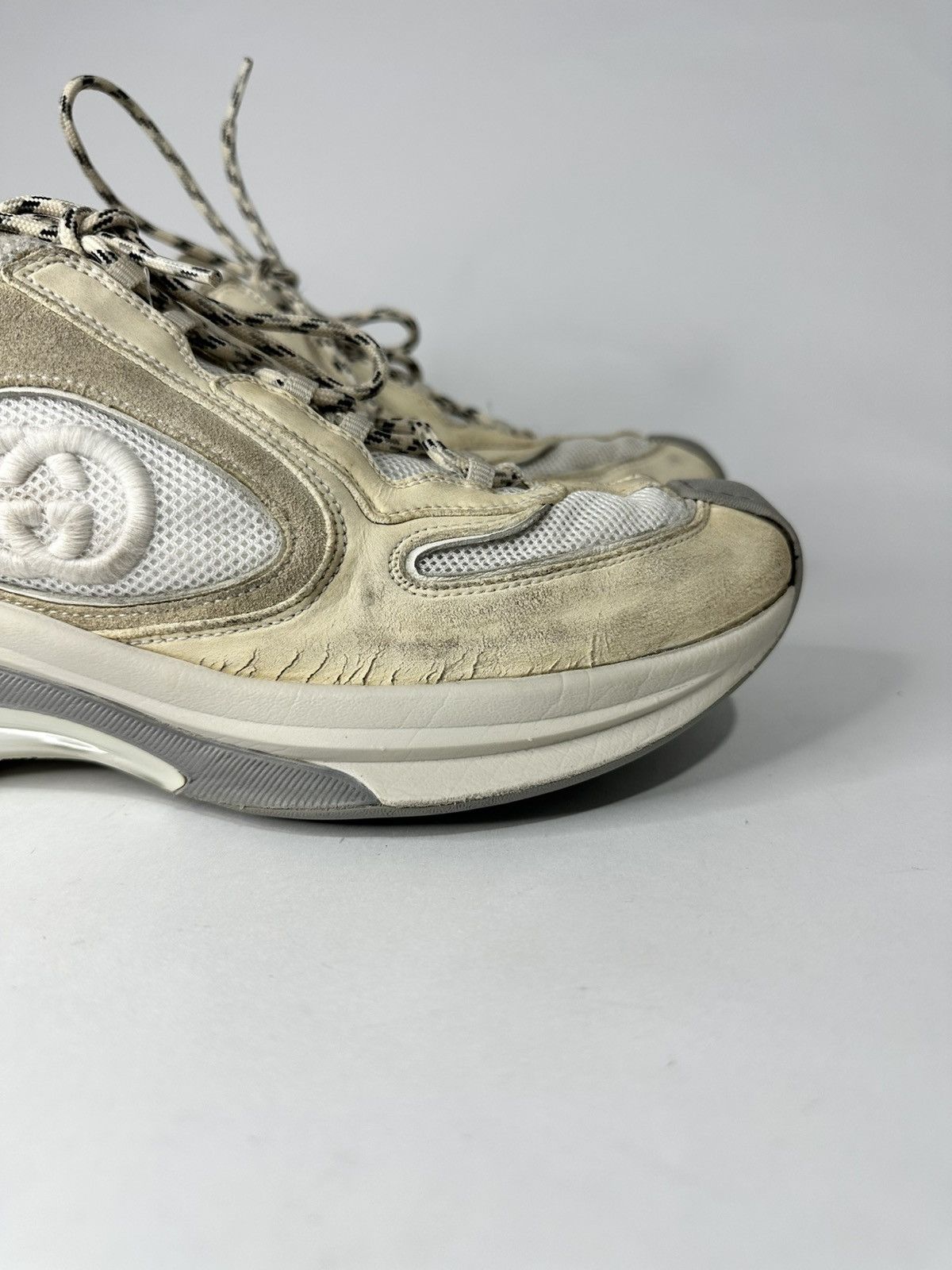 Gucci Gucci “Gucci Run” Sneakers – Beige / Off-White Size US 9 / EU 42 - 5 Thumbnail
