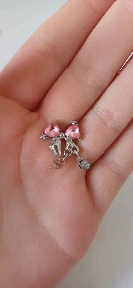 Jewelry Sweet Cute Bow Stud Earring Size ONE SIZE - 3 Thumbnail