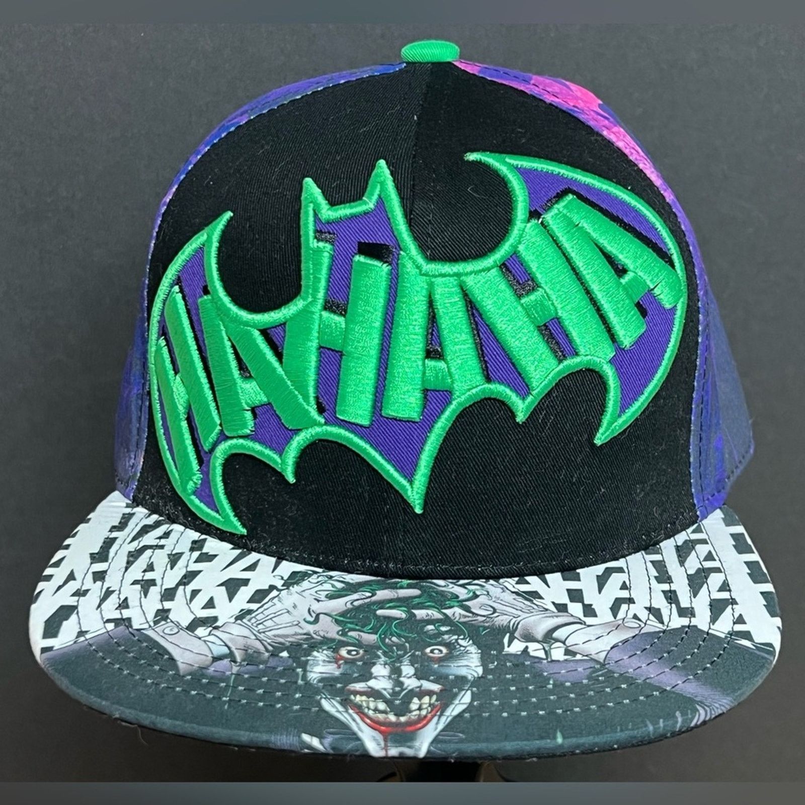 DC Comics THE JOKER Batman DC Comics Adjustable Snapback Hat 2016 Size ONE SIZE - 1 Thumbnail