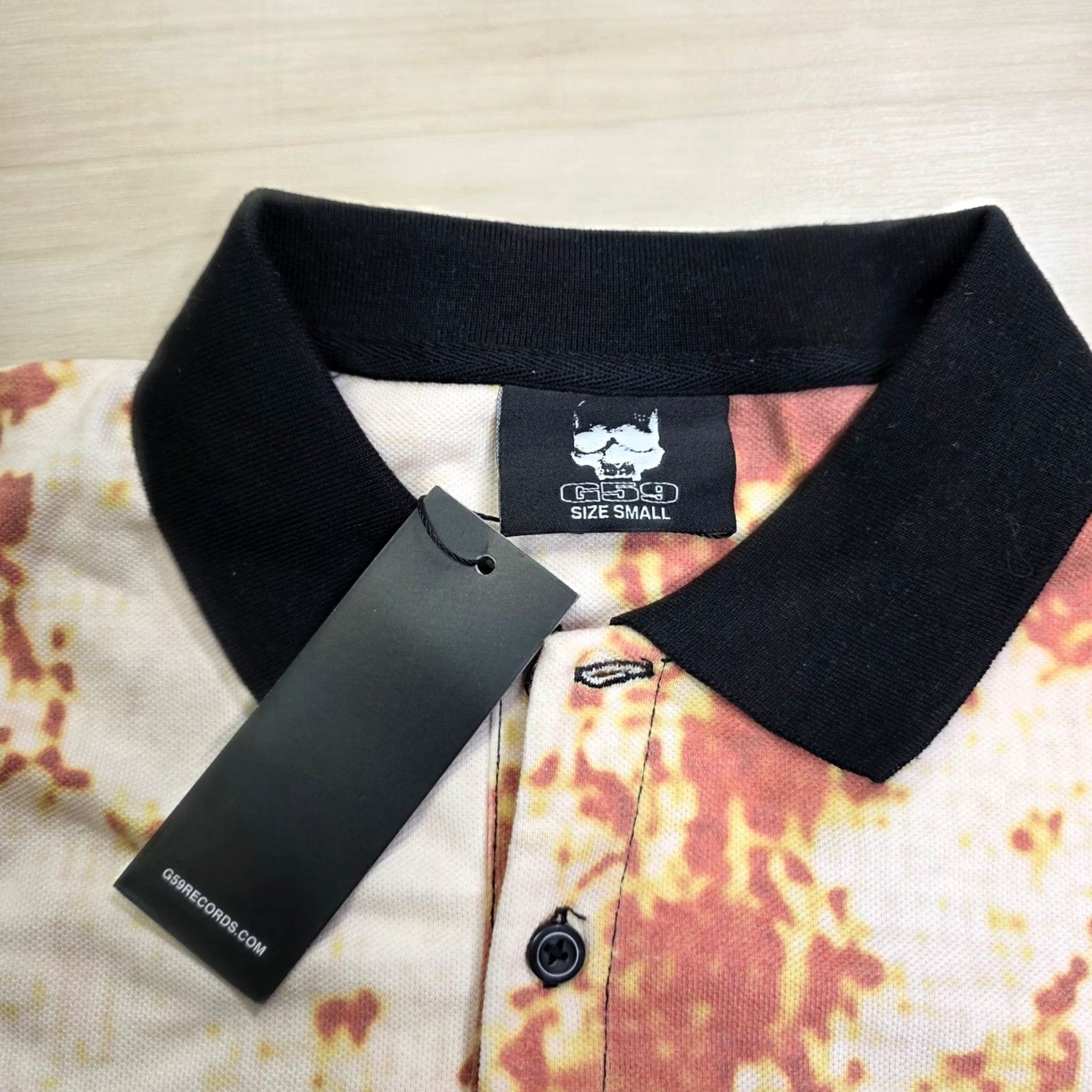 G59 Records G59 Records Polo Shirt Small Orange Grey 59 Suicideboys Streetwear Rap Size US S / EU 44-46 / 1 - 5 Thumbnail