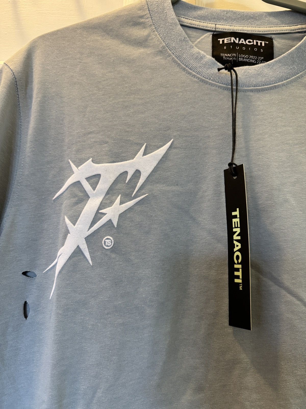 Other Tenaciti Loyalty Distressed Baby Blue Tee Size US M / EU 48-50 / 2 - 5 Thumbnail