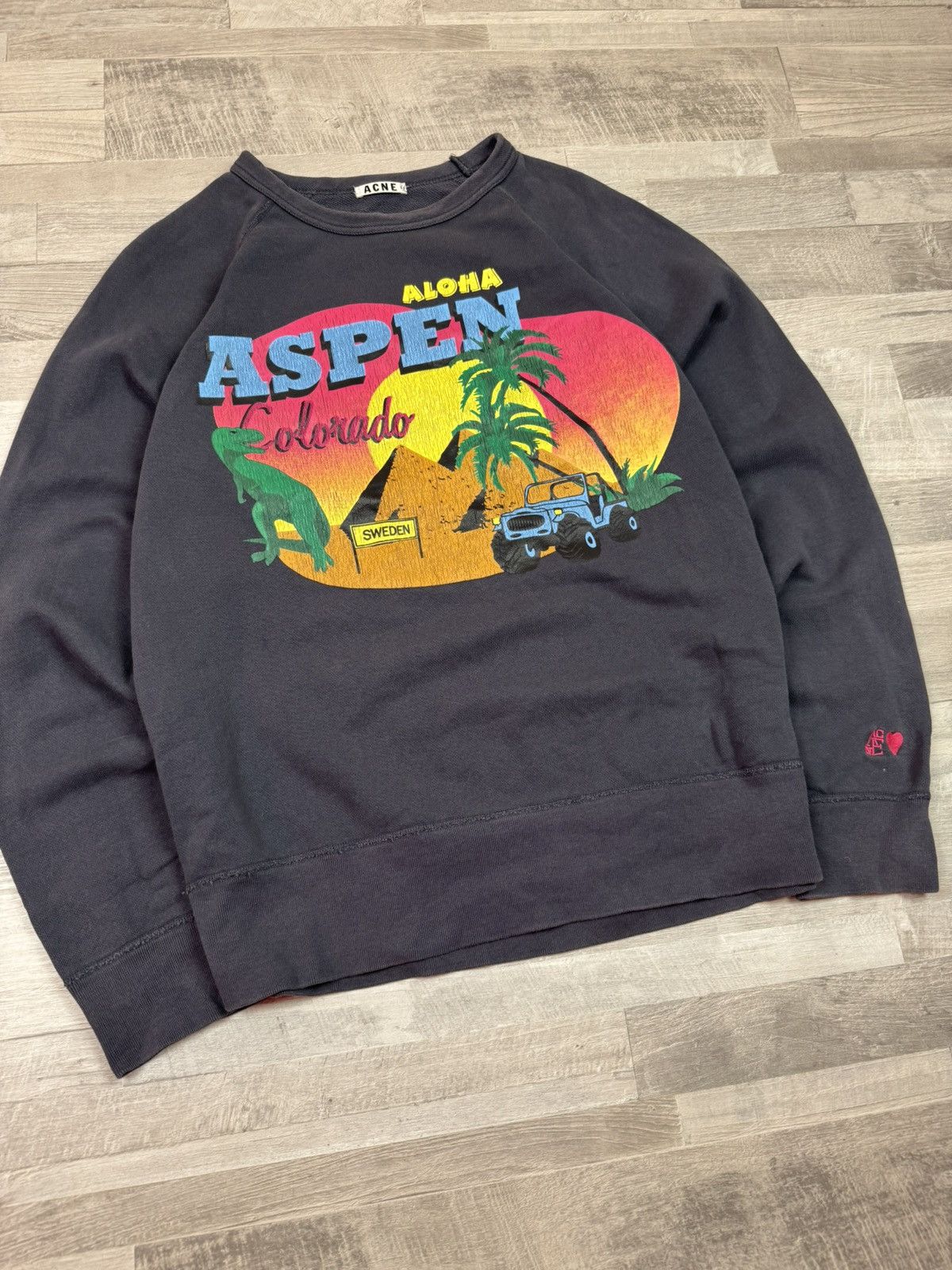 Acne Studios Acne Studios Aspen Aloha Sweatshirt Size US M / EU 48-50 / 2 - 4 Thumbnail
