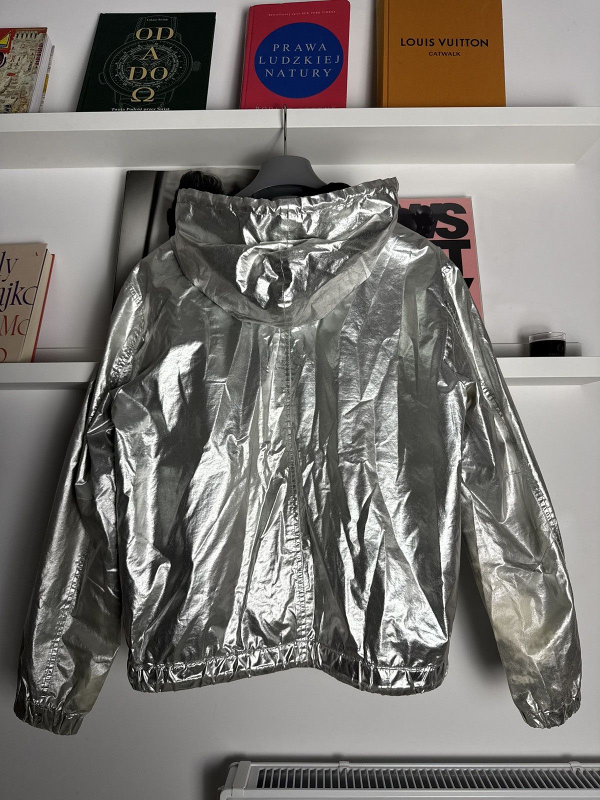 Givenchy Rare Givenchy Silver Parka Jacket Designer Hype streetwear Size US L / EU 52-54 / 3 - 3 Thumbnail