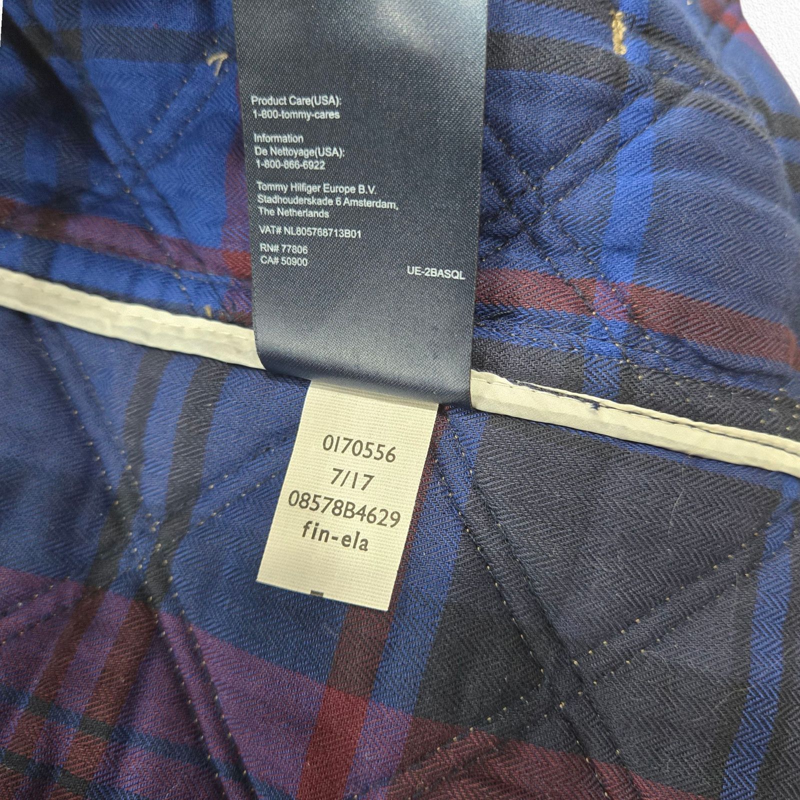 Tommy Hilfiger Tommy Hilfiger Quilted Barn Jacket Tan Plaid Lined Sze Large Size US L / EU 52-54 / 3 - 6 Thumbnail