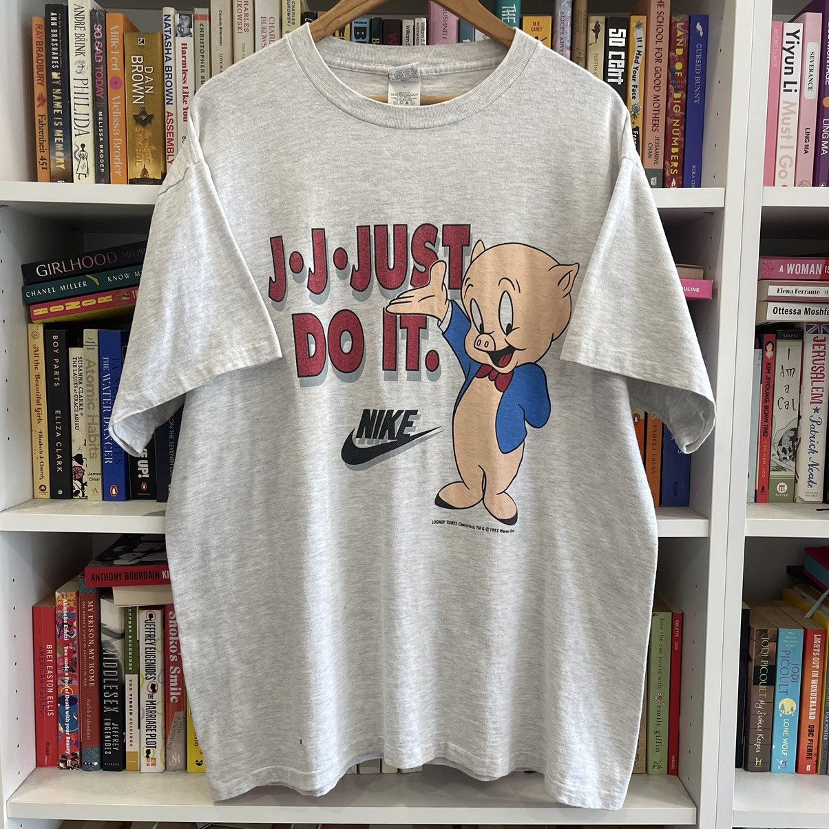 Nike Vintage 90s Nike Cartoon Porky Pig Looney Tunes Warner Bros | Grailed