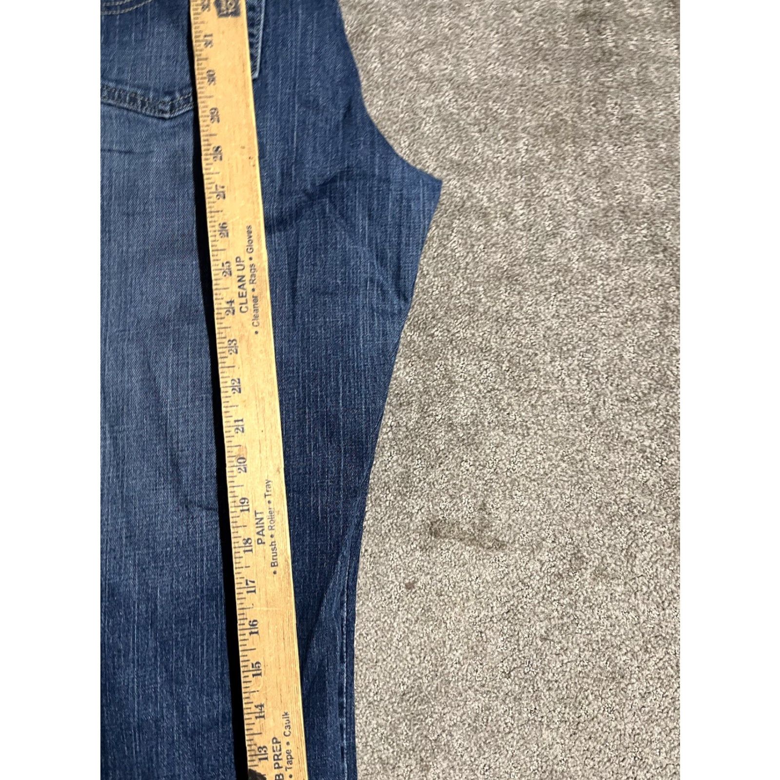 Lee Lee Jeans Womens 10 Short Blue Denim Relaxed Bootcut Waist High Rise Size 32" / US 10 / IT 46 - 7 Thumbnail