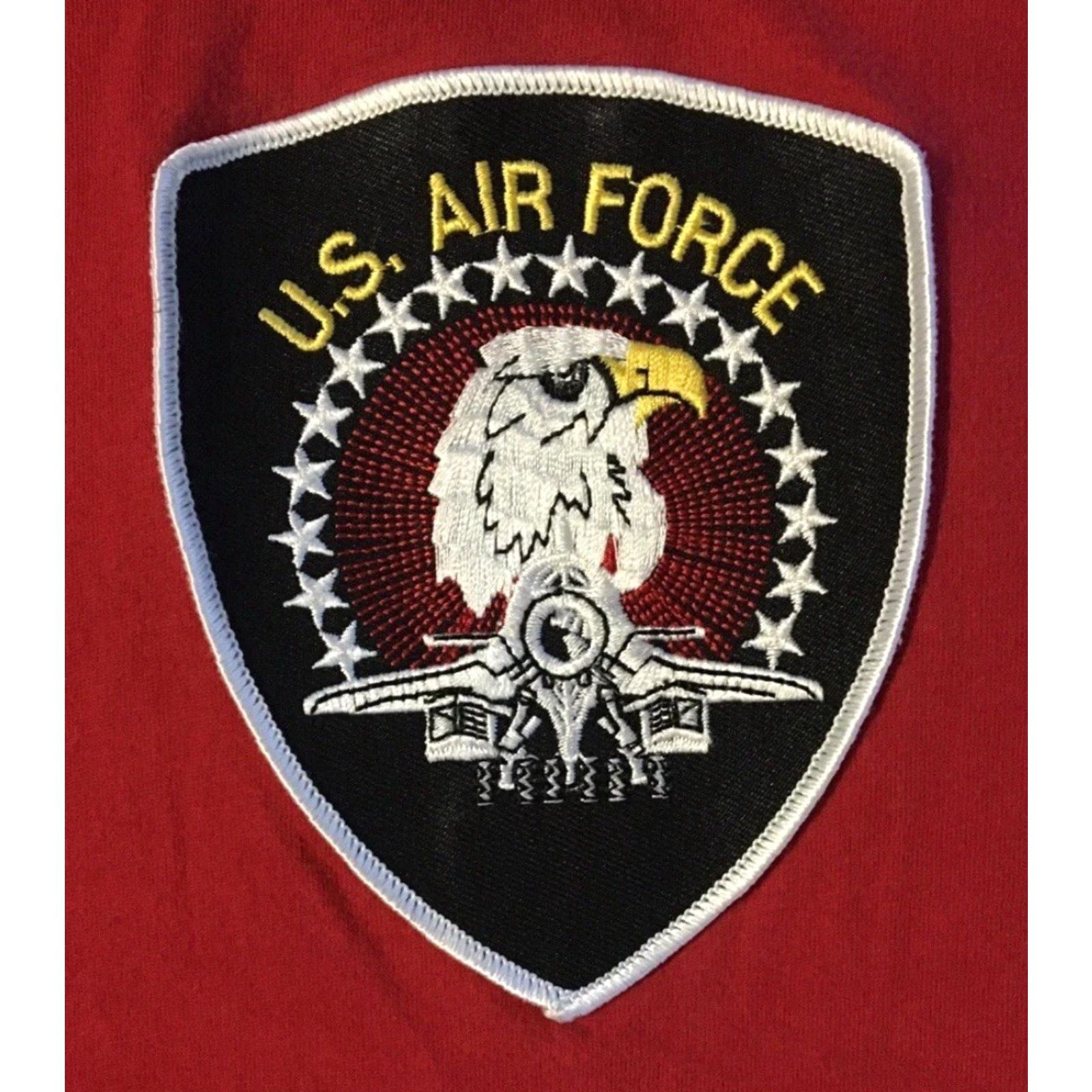 Nike VINTAGE Nike US Air Force B-1B Polo Shirt M Military Army Bomber Swoosh Eagle 90s T-Shirt Mens Red Graphic Tee Size US M / EU 48-50 / 2 - 5 Thumbnail