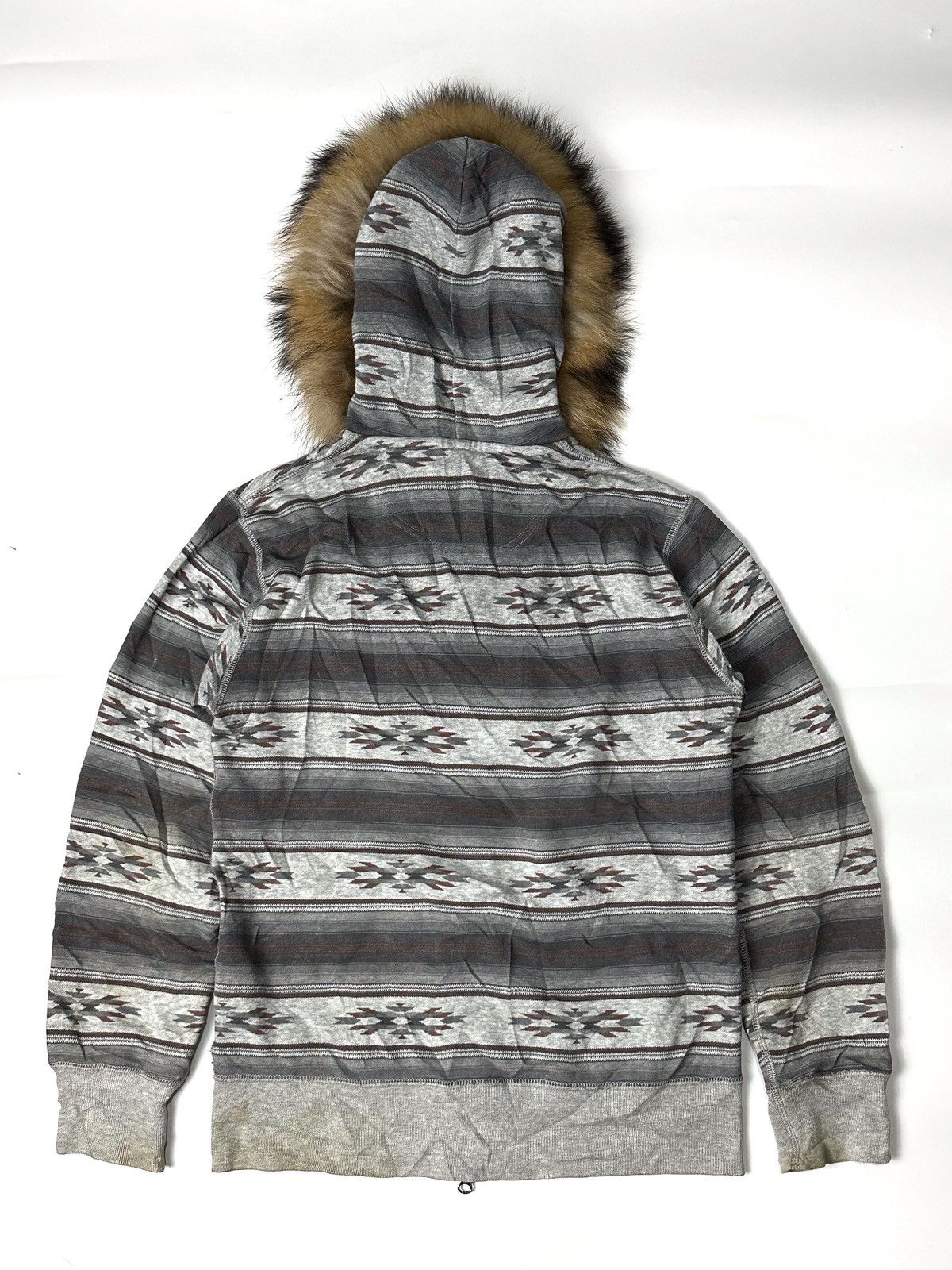 Hysteric Glamour × If Six Was Nine × Japanese Brand Navajo Fur Ziphoodie Style Uniqlo Size US S / EU 44-46 / 1 - 3 Thumbnail