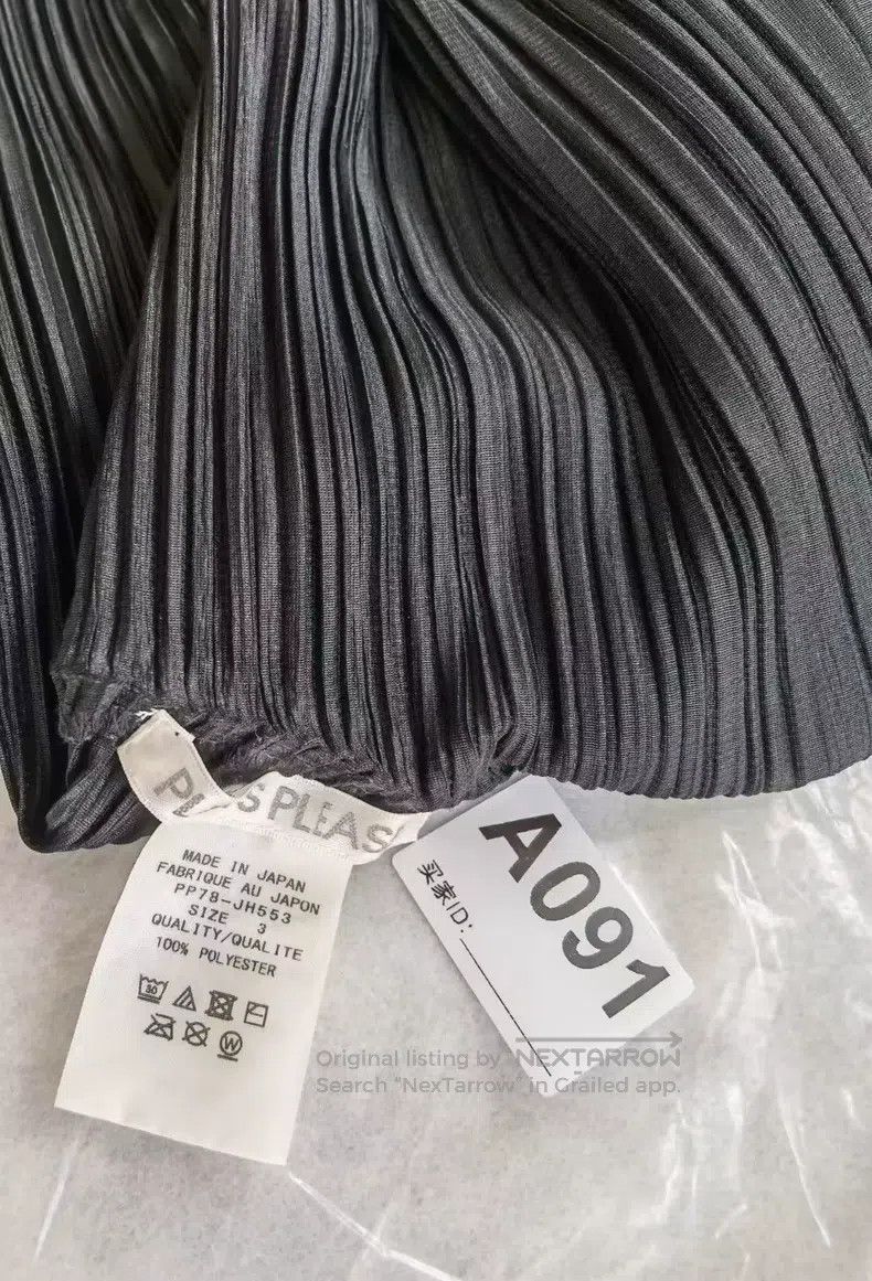 Issey Miyake Issey Miyake Black Double Horizontal Stripe Mini Dress Size L / US 10 / IT 46 - 9 Thumbnail