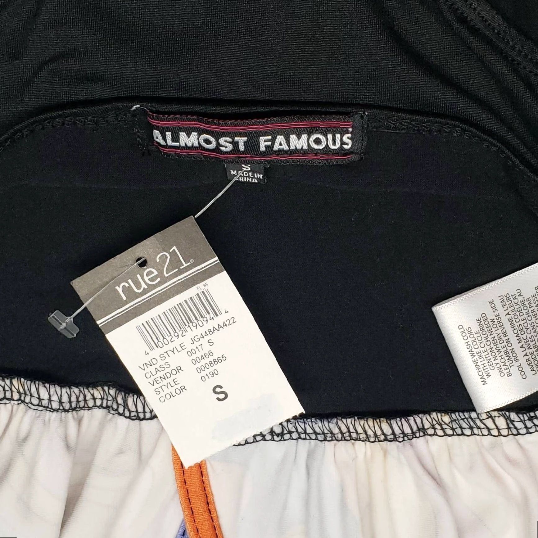 Almost Famous Almost Famous One Piece Swimsuit Womens S Multicolor Open Back Plunge Cheeky New Size ONE SIZE - 7 Thumbnail