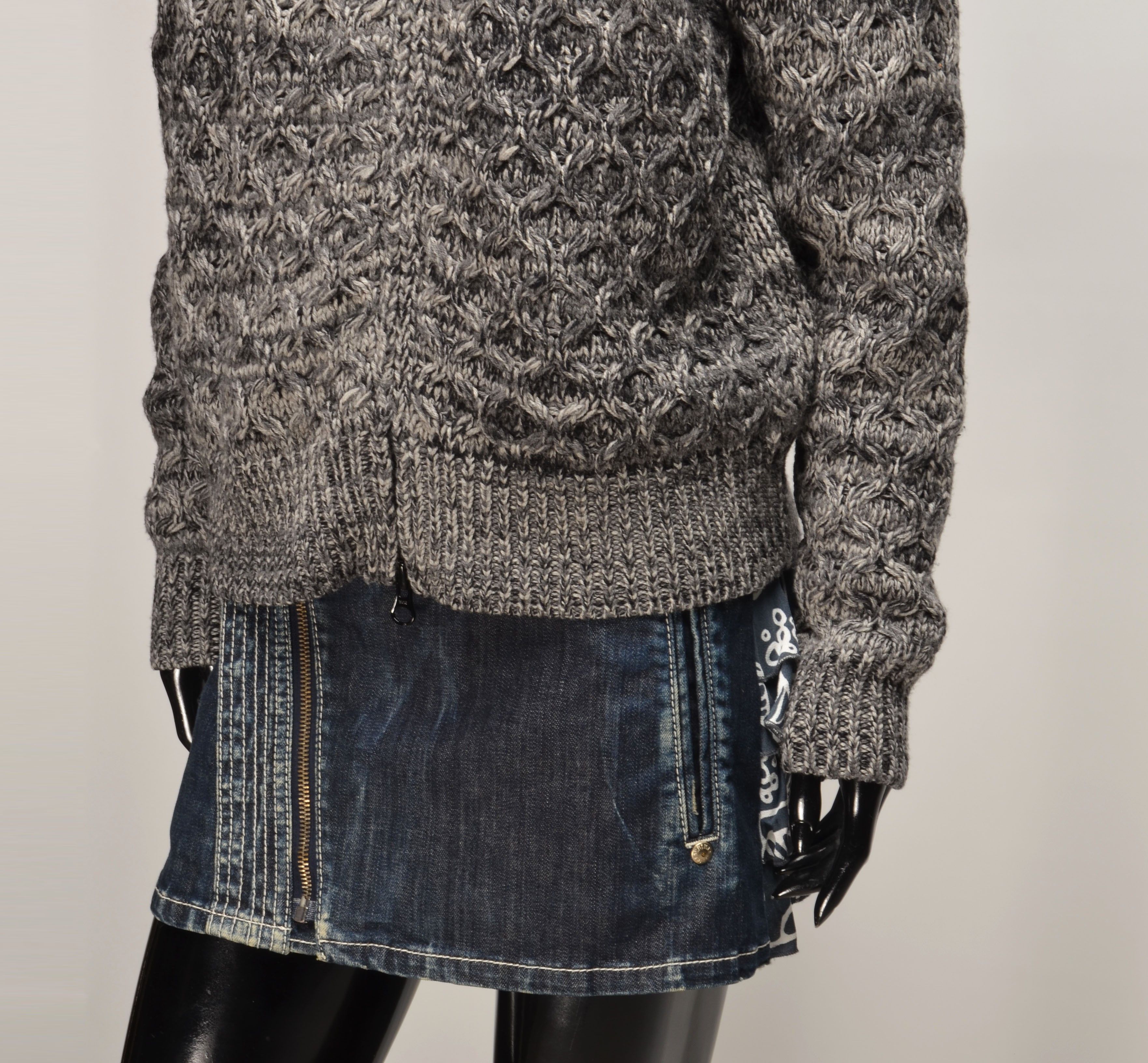 Isabel Marant Isabel Marant Merino Wool Full Zip Chunky Knit Sweater Size S / US 4 / IT 40 - 3 Thumbnail