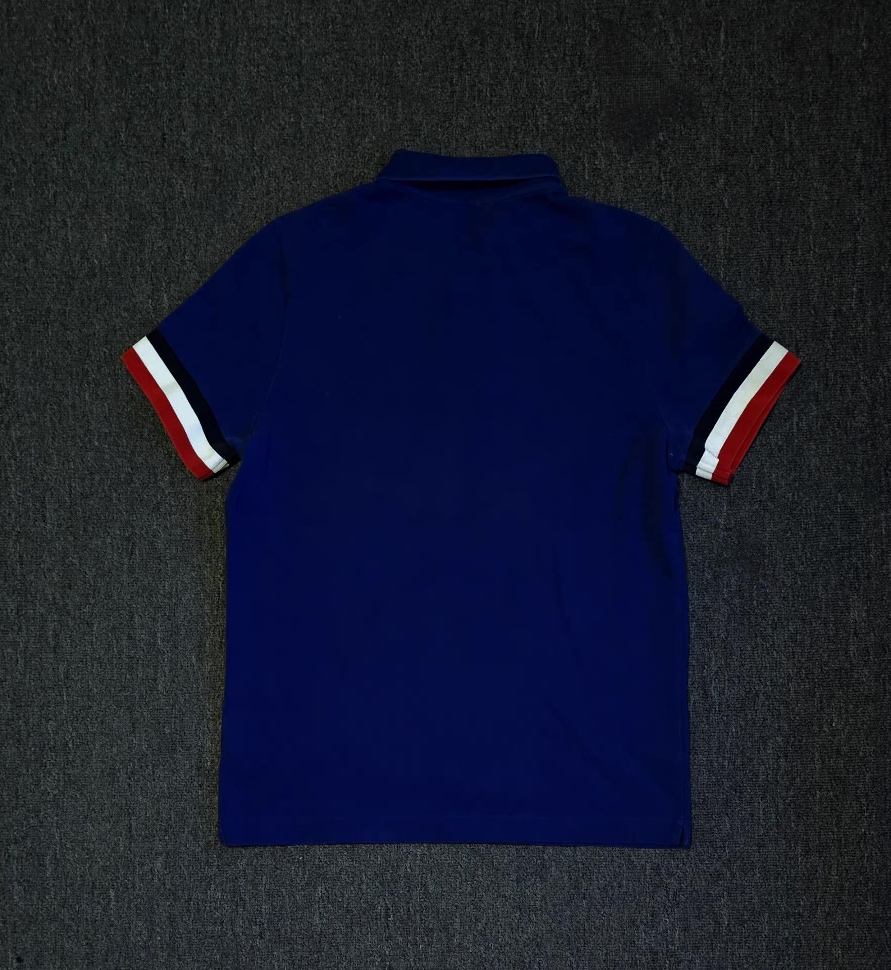 Moncler Moncler Blue Short Sleeve Polo Shirt, Size US M / EU 48-50 / 2 - 5 Thumbnail