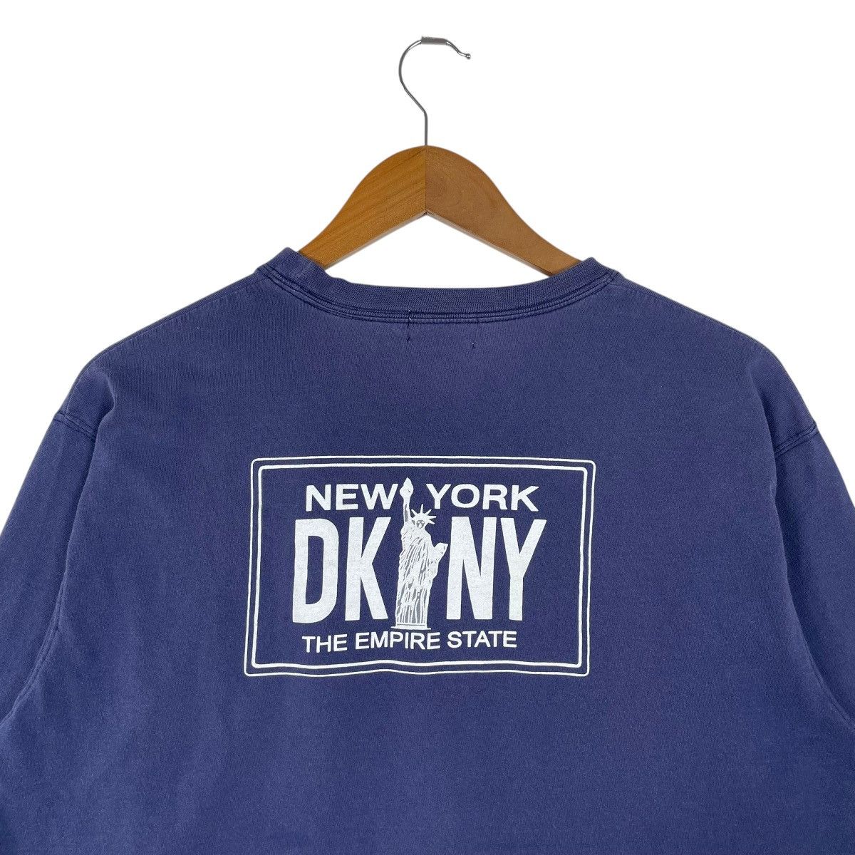 DKNY × Vintage Vintage DKNY Long Sleeve Tee Shirt Size US L / EU 52-54 / 3 - 4 Thumbnail