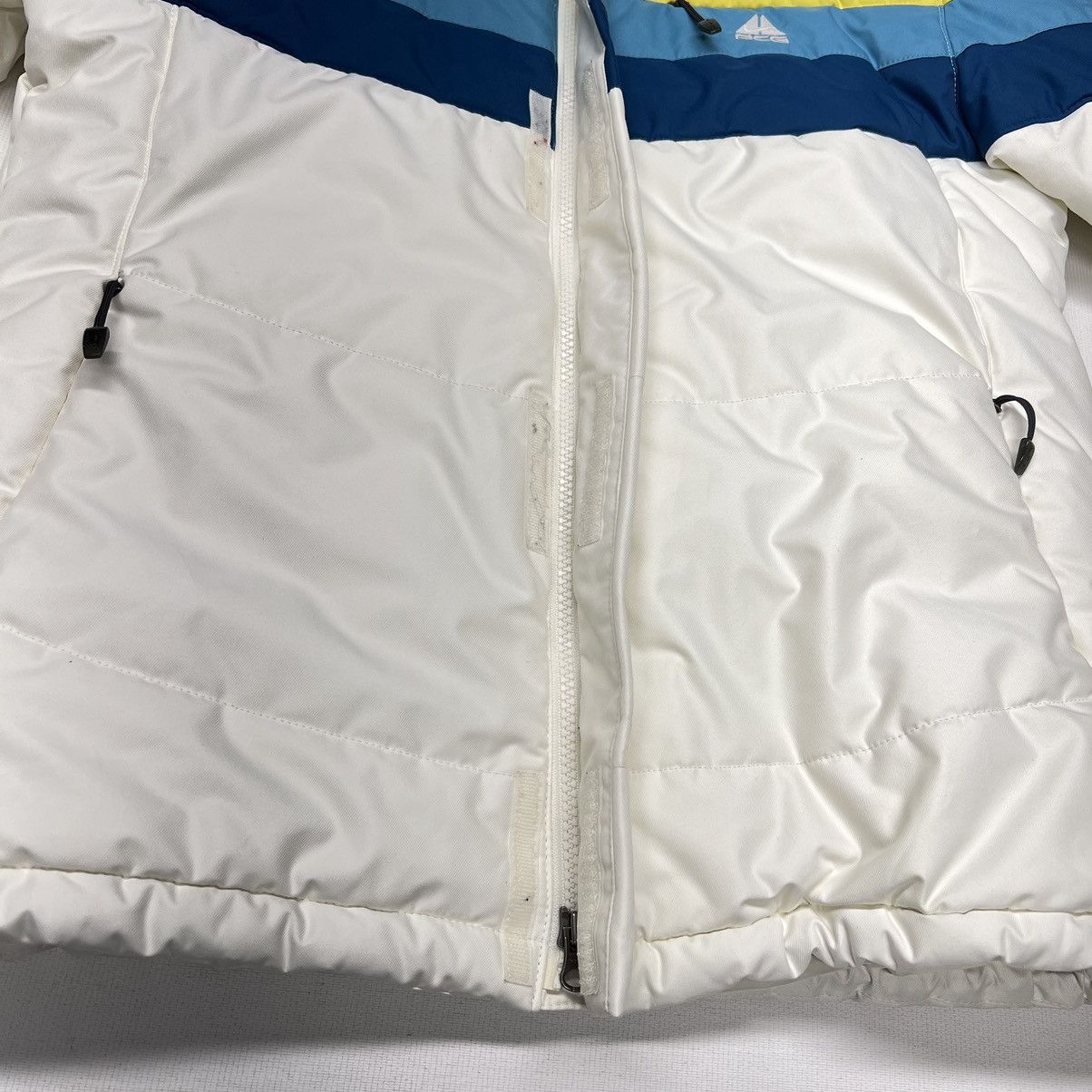Nike × Nike ACG × Vintage VTG Nike ACG Jacket White Puffer Jacket Zip Winter Ski Retro Size M / US 6-8 / IT 42-44 - 10 Thumbnail