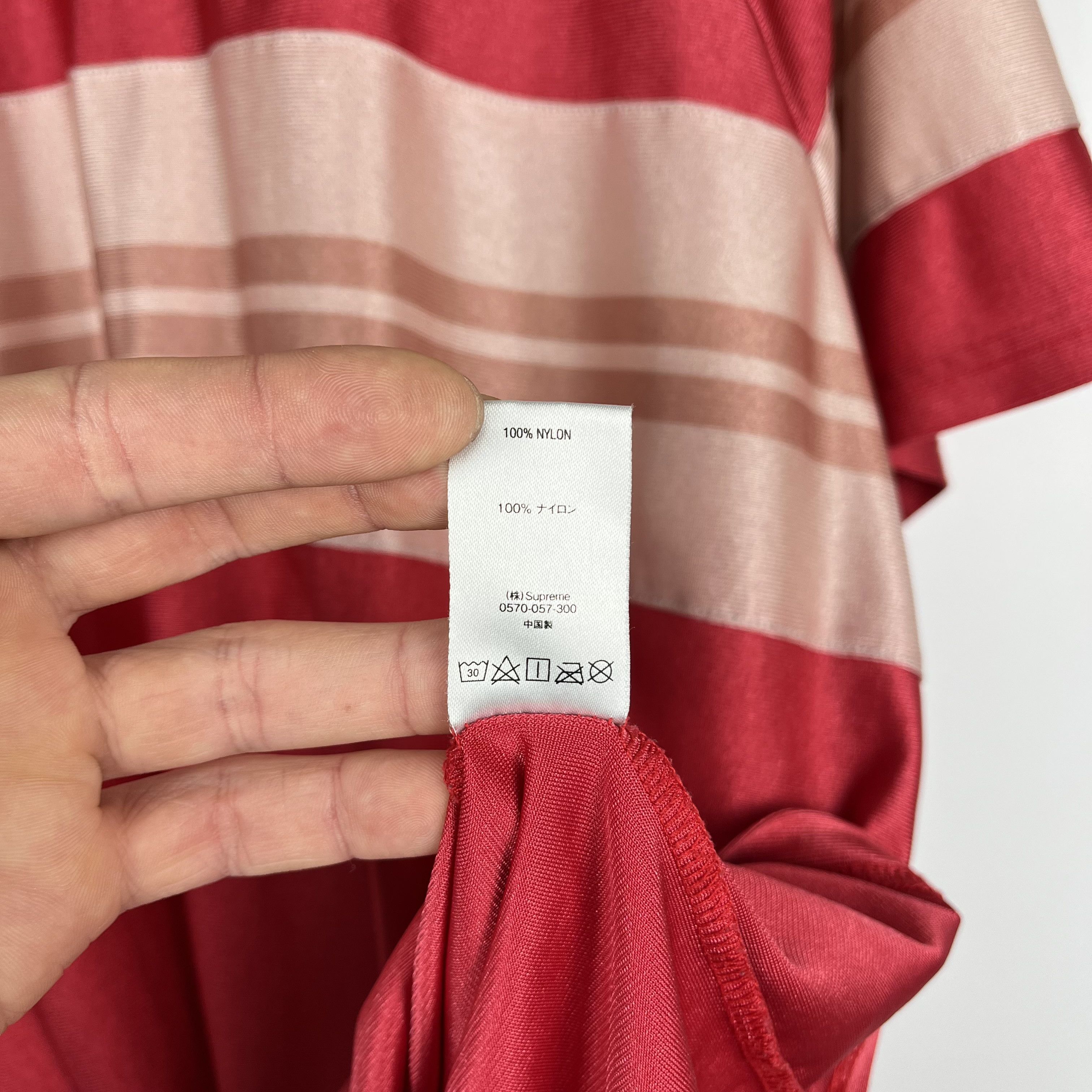 Supreme Supreme Dazzle Chest Stripe V Neck Jersey Shirt SS19 Size US L / EU 52-54 / 3 - 12 Thumbnail