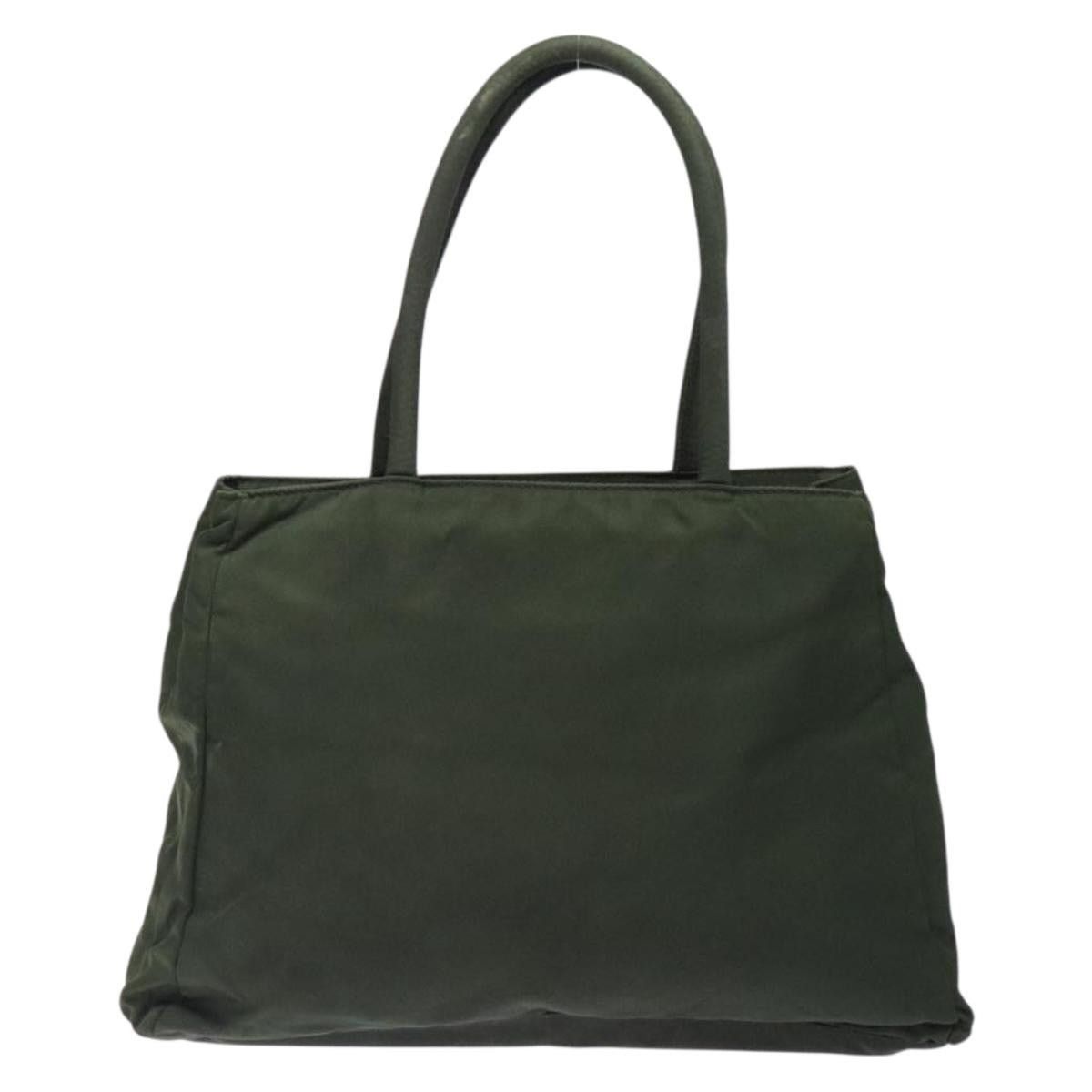 Prada PRADA Tote Bag Nylon Khaki Silver Size ONE SIZE - 3 Thumbnail