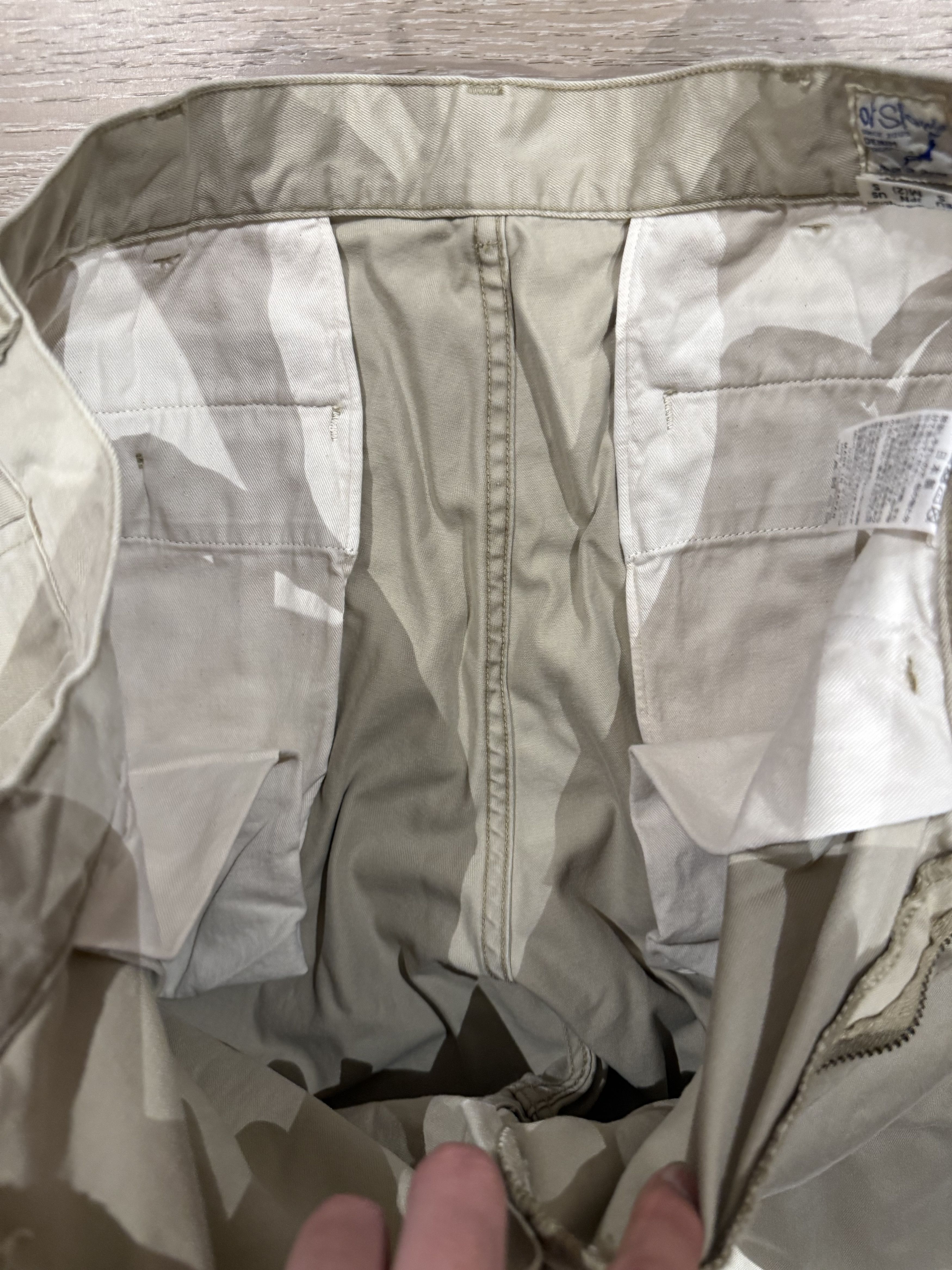 Orslow 💚 Orslow Two Tuck Wide Trousers Khaki Size 2 NEW Size US 32 / EU 48 - 12 Thumbnail