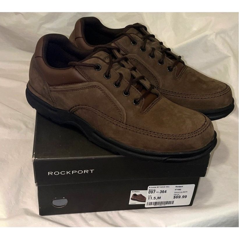 Rockport Rockport Eureka Walking Shoe K71202 - Size: 11.5 - Brown Size US 11.5 / EU 44-45 - 1 Thumbnail