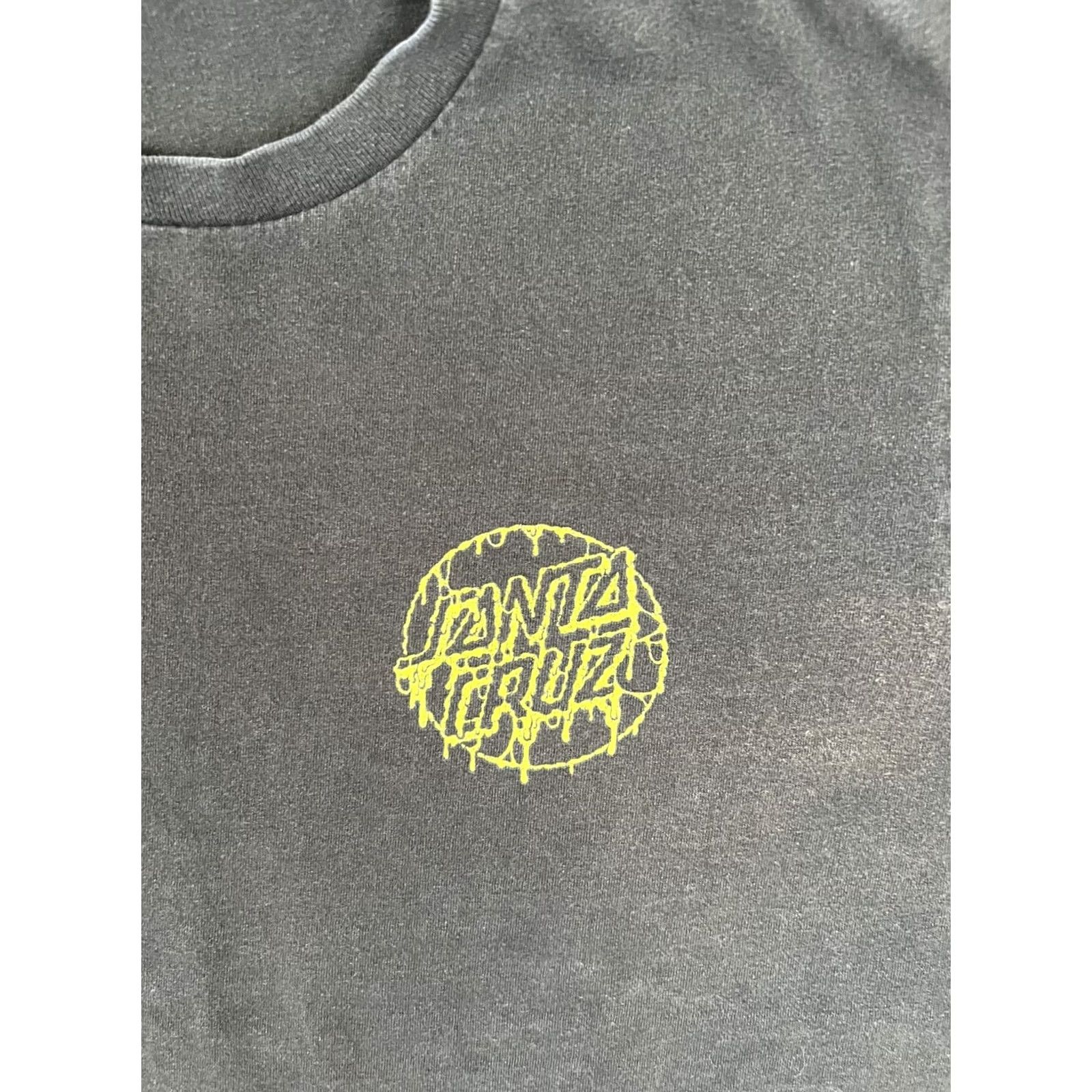 Vintage VINTAGE Santa Cruz T-Shirt Black Size M Logo 90s Slime Gooey Graphic Print Crew Neck Short Sleeve Men Size US M / EU 48-50 / 2 - 3 Thumbnail