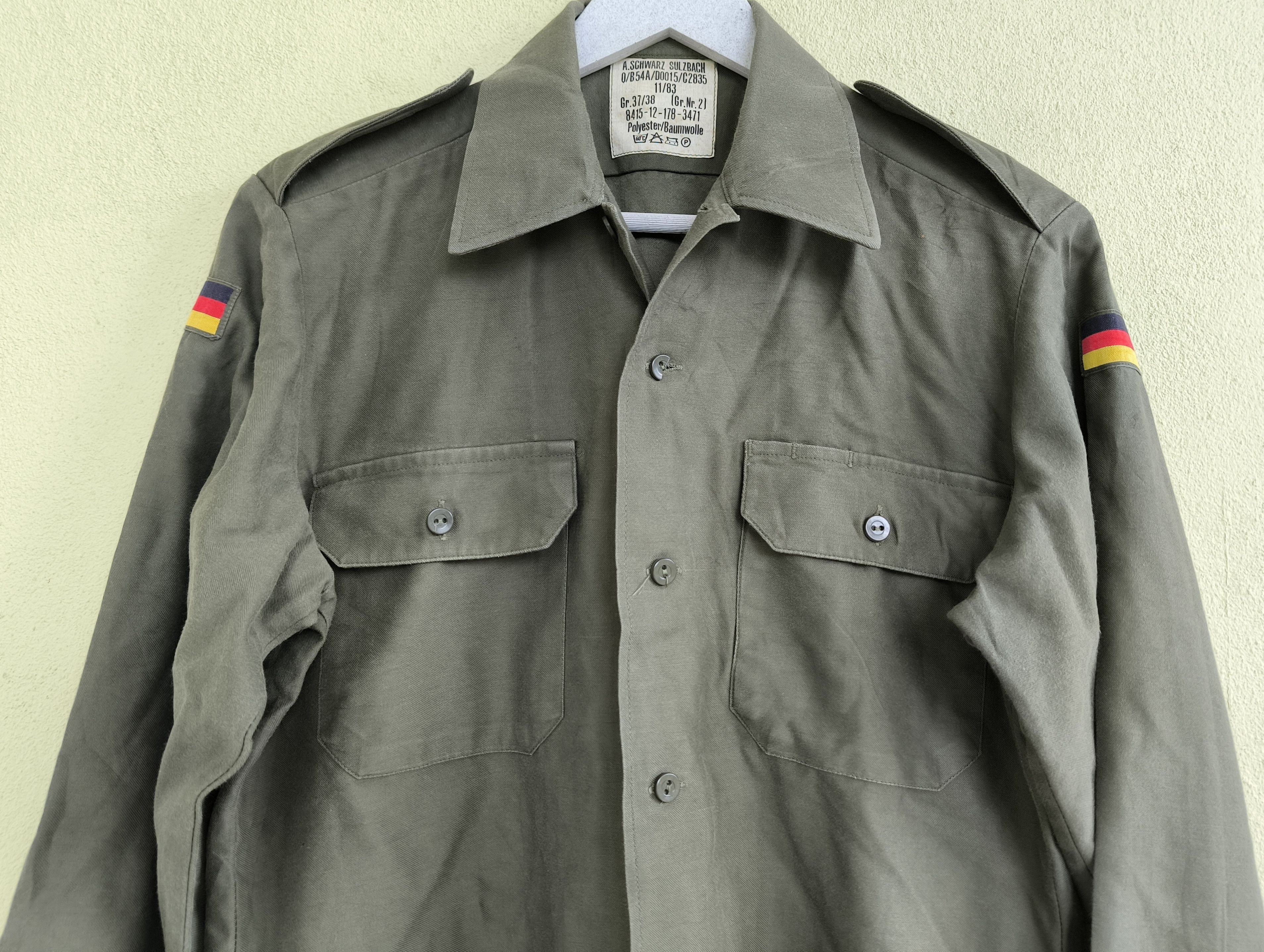 Vintage Vtg GERMANY military field jacket Size US M / EU 48-50 / 2 - 1 Thumbnail