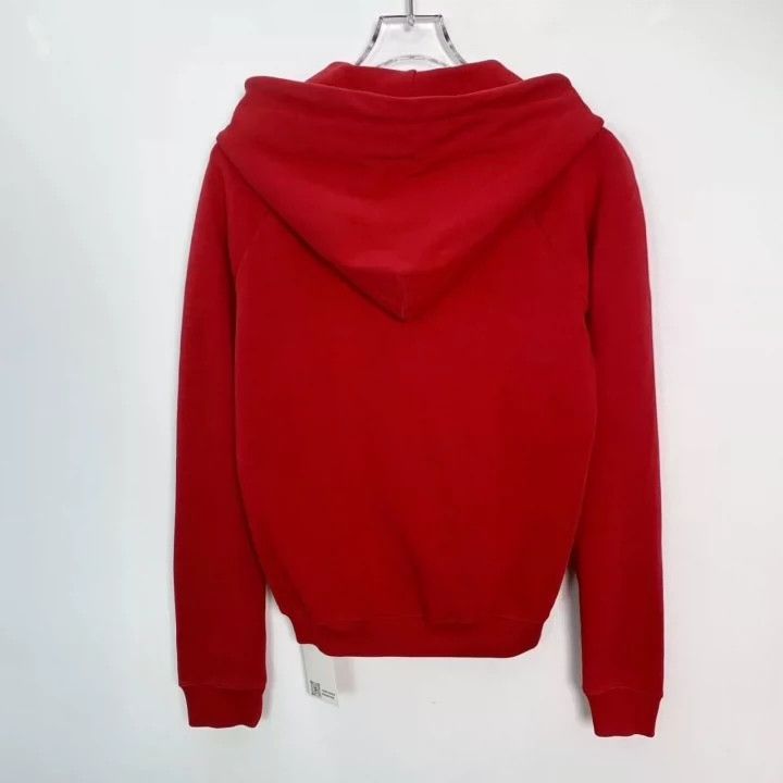 Balenciaga Balenciaga Red hooded drawstring long Sleeve hoodie Size US L / EU 52-54 / 3 - 2 Thumbnail