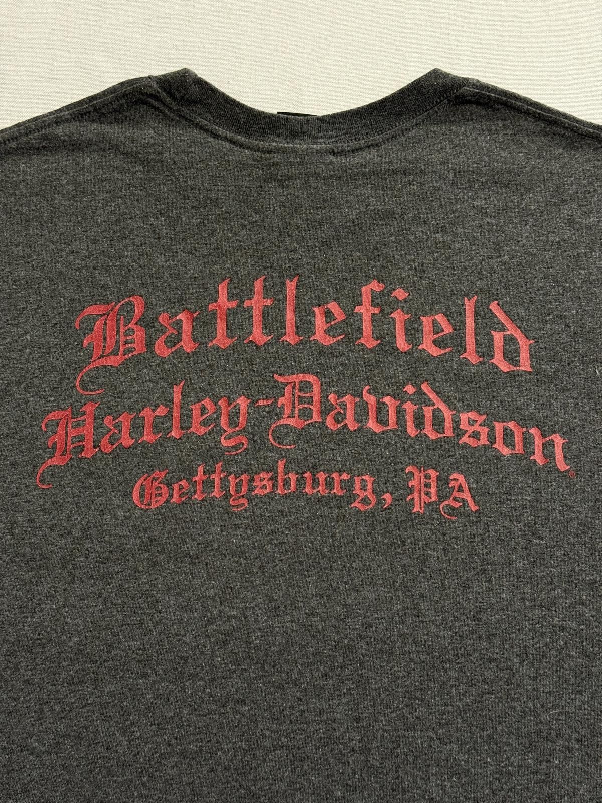 Harley Davidson Harley Davidson T-shirt Skeleton Wrench Fist Gettysburg - L Size US L / EU 52-54 / 3 - 5 Thumbnail