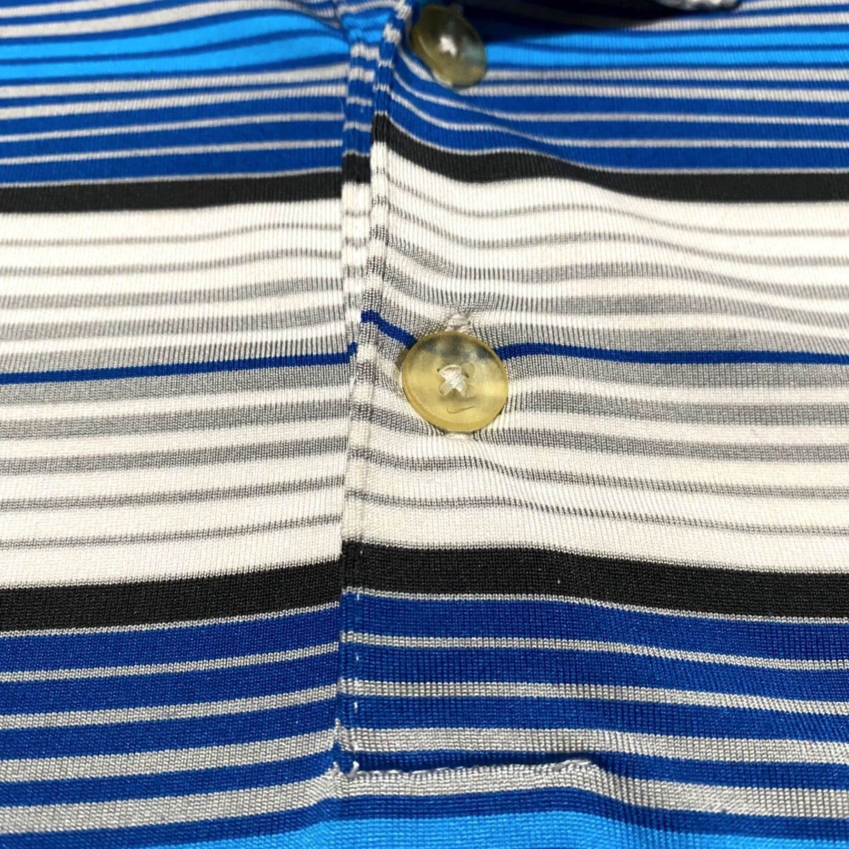 Nike Nike Golf Polo Shirt XL Mens Multicolor Striped Short Sleeve Dri-Fit Tour Performance Size US XL / EU 56 / 4 - 7 Thumbnail