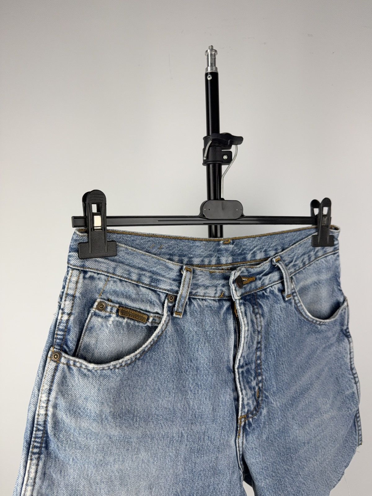 Wrangler Vintage 90s Wrangler Texas Western Denim Retro crop shorts Size 28" / US 6 / IT 42 - 2 Thumbnail