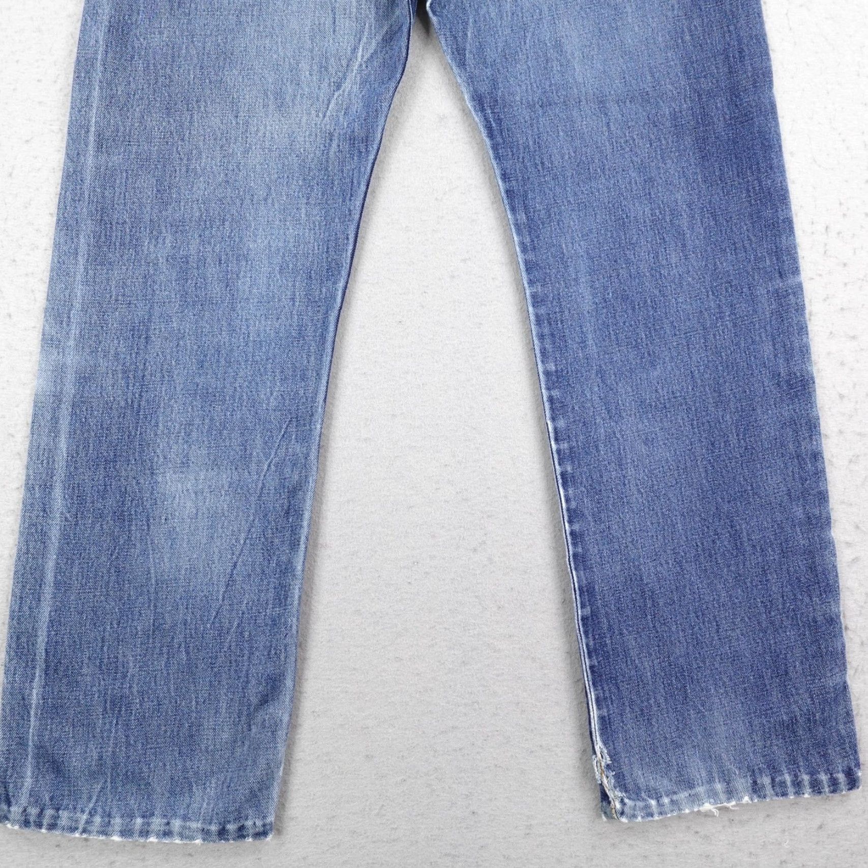 Polo Ralph Lauren Polo Ralph Lauren Jeans Mens 36x32 Blue Denim Straight Classic Fit Distressed 867 Jeans Size US M / EU 48-50 / 2 - 7 Thumbnail