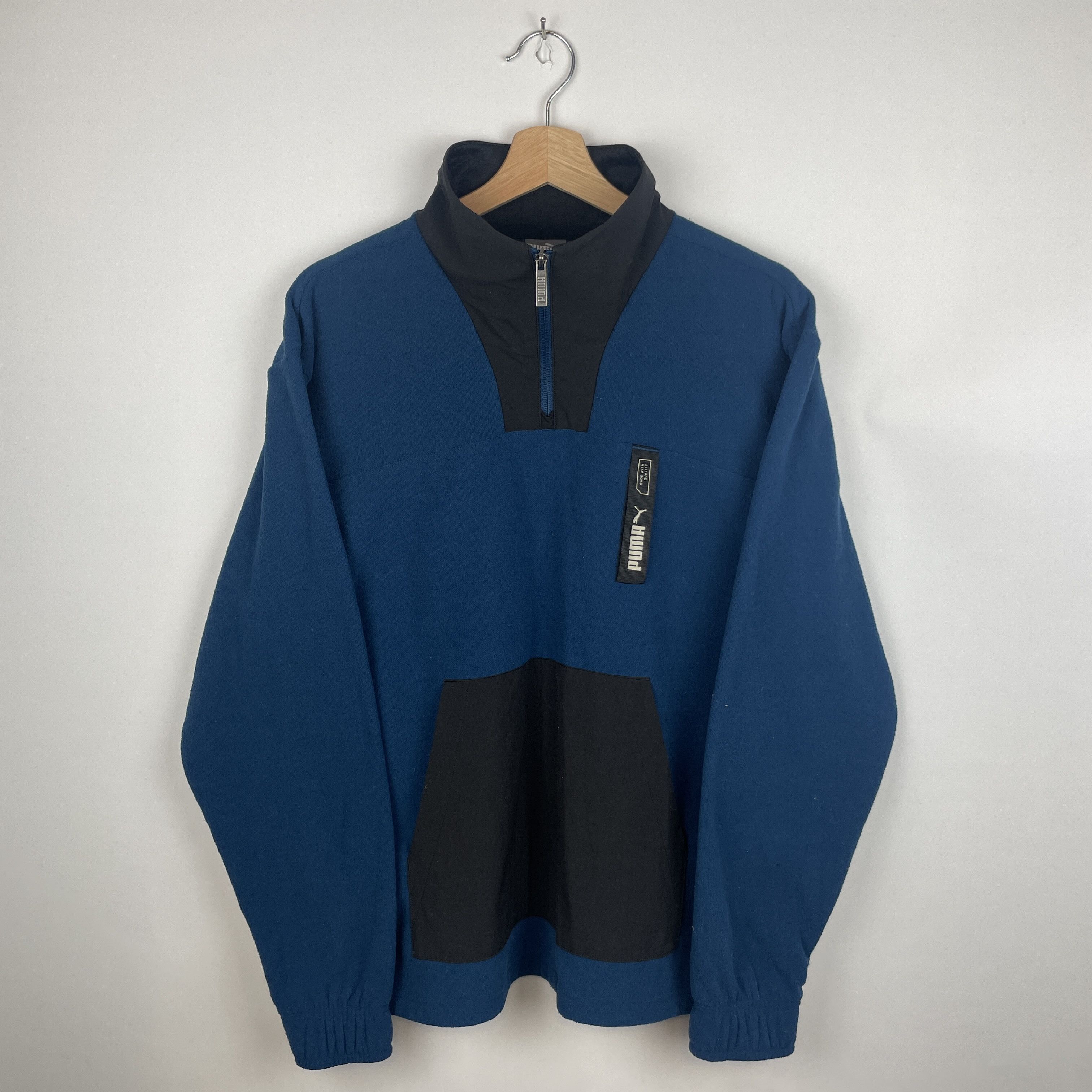 Puma Puma Quarter-Zip Pullover Fleece Sweatshirt Size US S / EU 44-46 / 1 - 3 Thumbnail