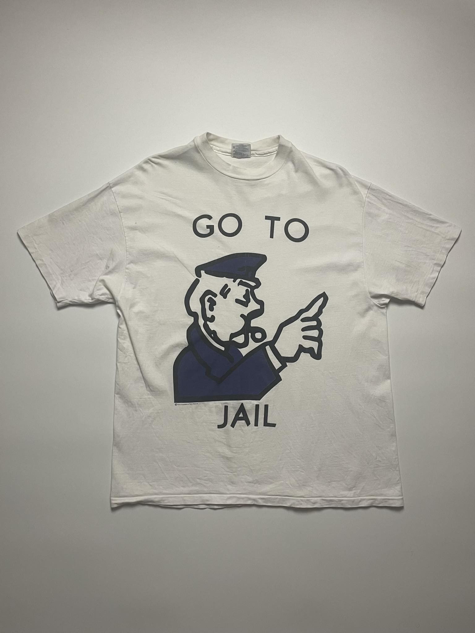 Vintage Vintage Monopoly 90s Board Game Art Shirt Size US XL / EU 56 / 4 - 1 Thumbnail