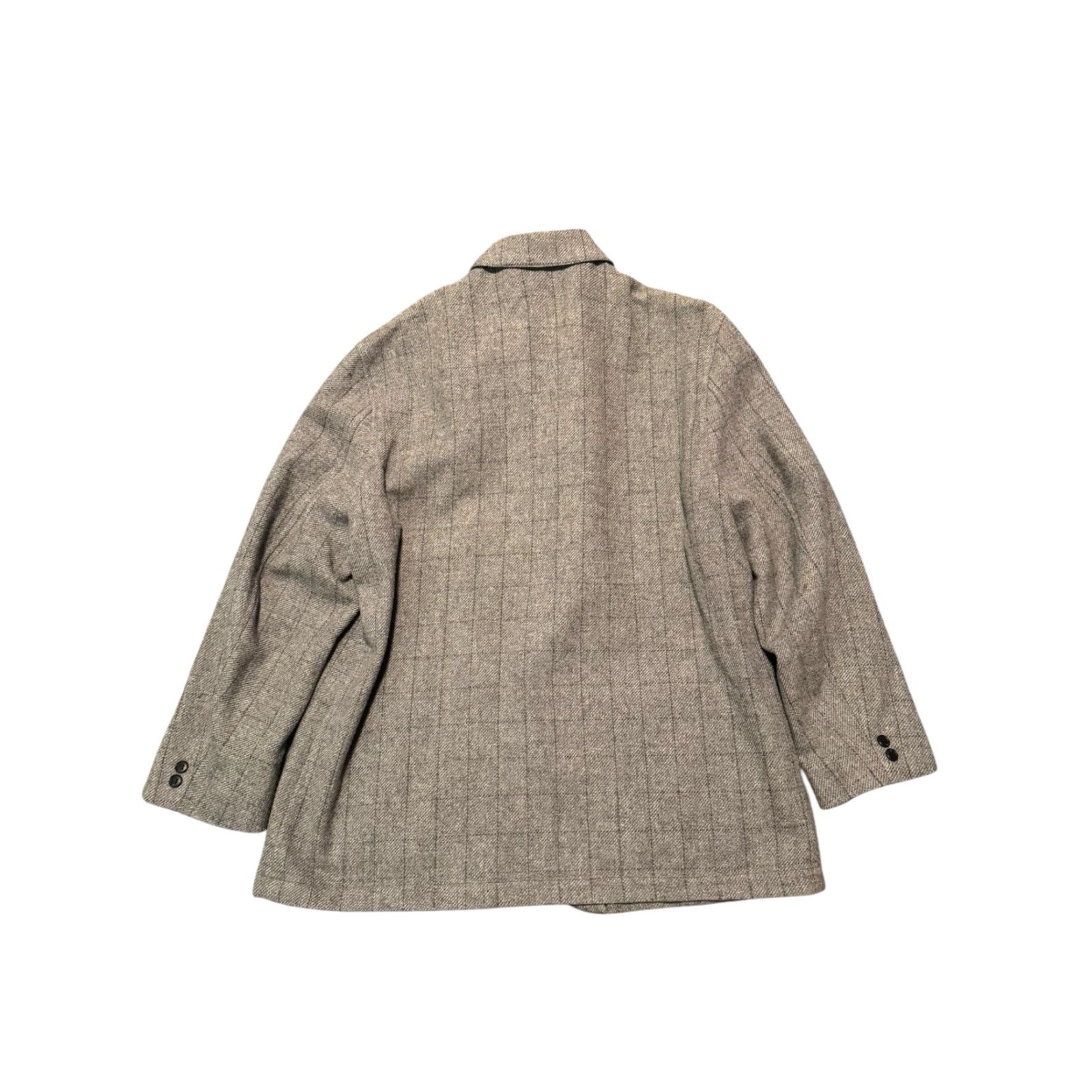 Pendleton VINTAGE Pendleton Heritage Limited Edition Men’s Chore Blazer Gray Plaid Wool XL Size 46R - 6 Thumbnail