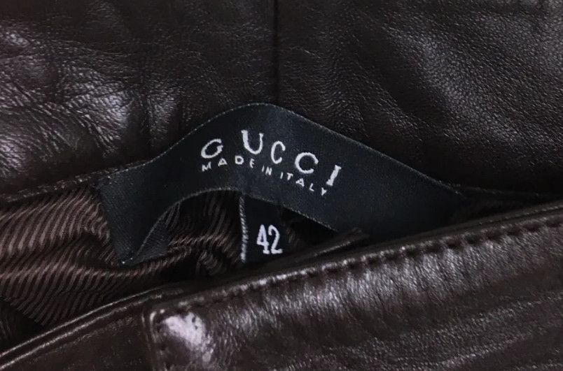 Gucci Gucci by Tom Ford Leather Pants Size 26" / US 2 / IT 38 - 10 Thumbnail