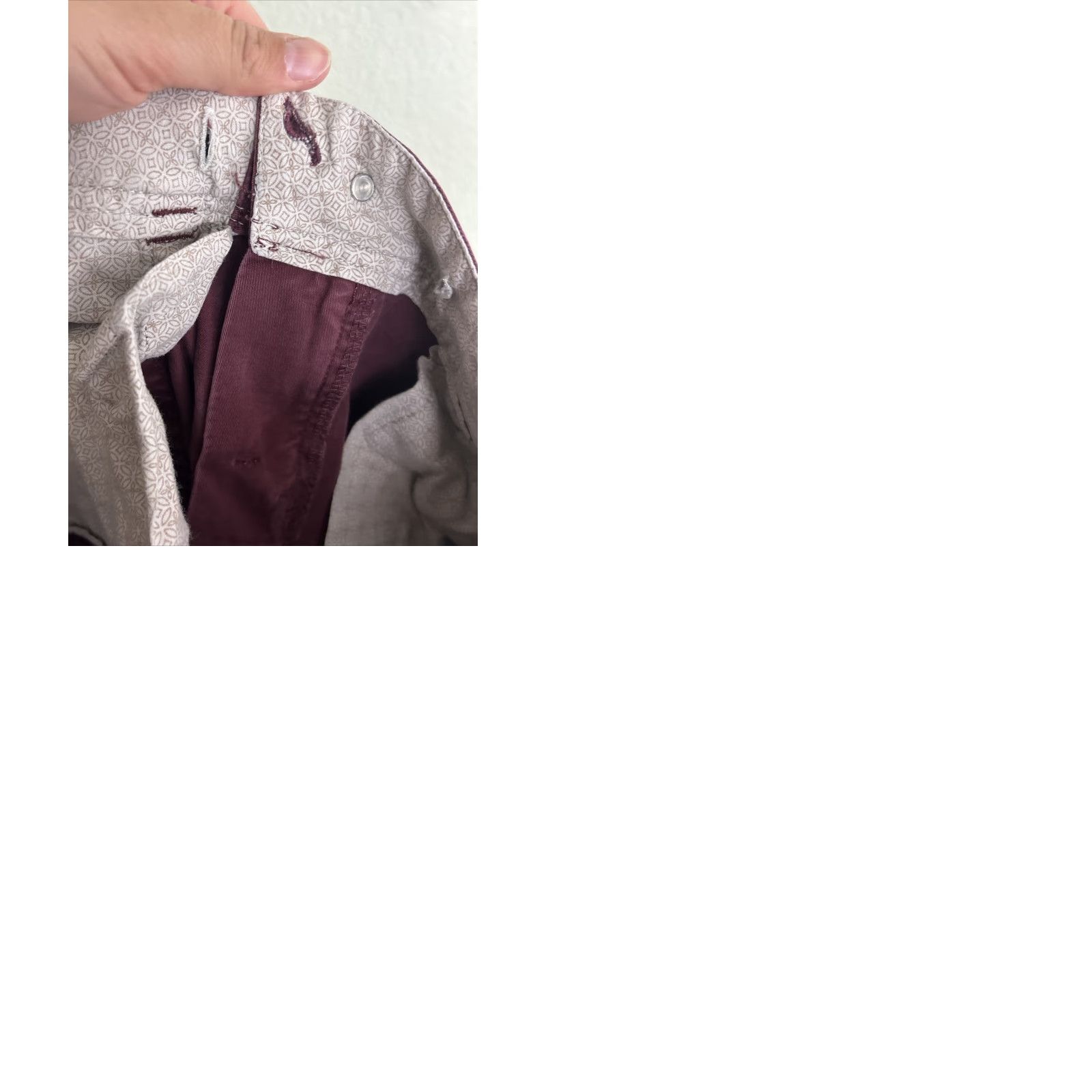 Athleta Athleta Slim Ankle Zip Pants Size 32x31 Maroon Cargo Outdoor Camping 268543 Size 24" / US 00 / IT 34 - 10 Thumbnail
