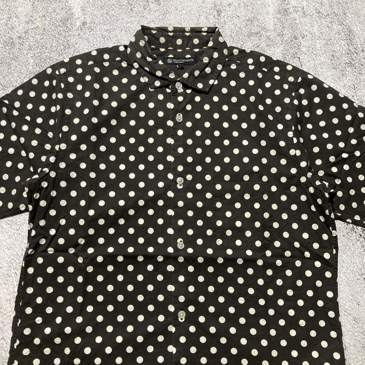 Japanese Brand 🇯🇵 2000s Beauty&Youth Poldakot Motif Button Up Shirt Designer Size US M / EU 48-50 / 2 - 2 Thumbnail