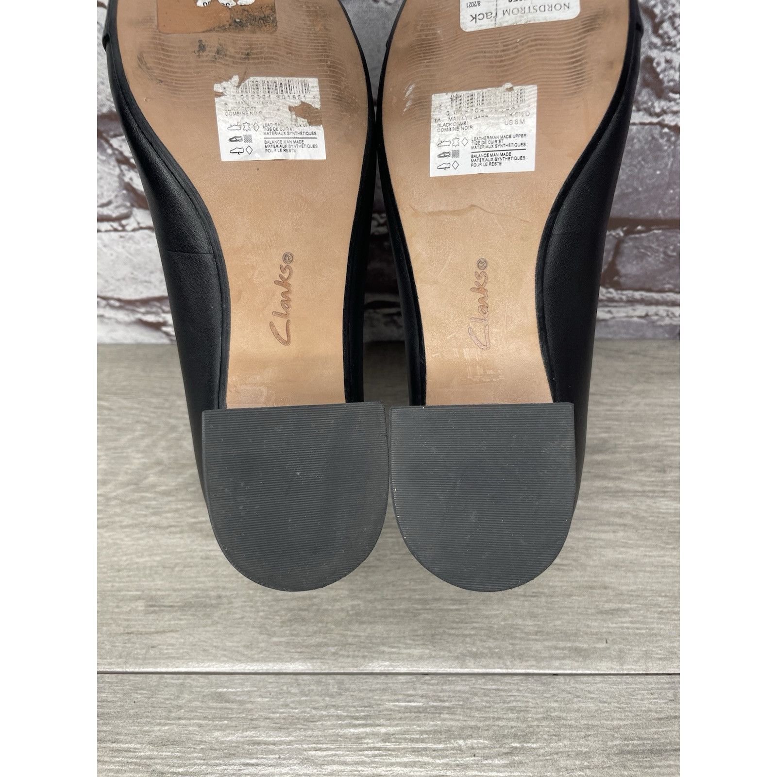 Clarks Clarks Marilyn Black Leather Patent Cap Toe Pump Heels Shoes Size US 8 / IT 38 - 8 Thumbnail