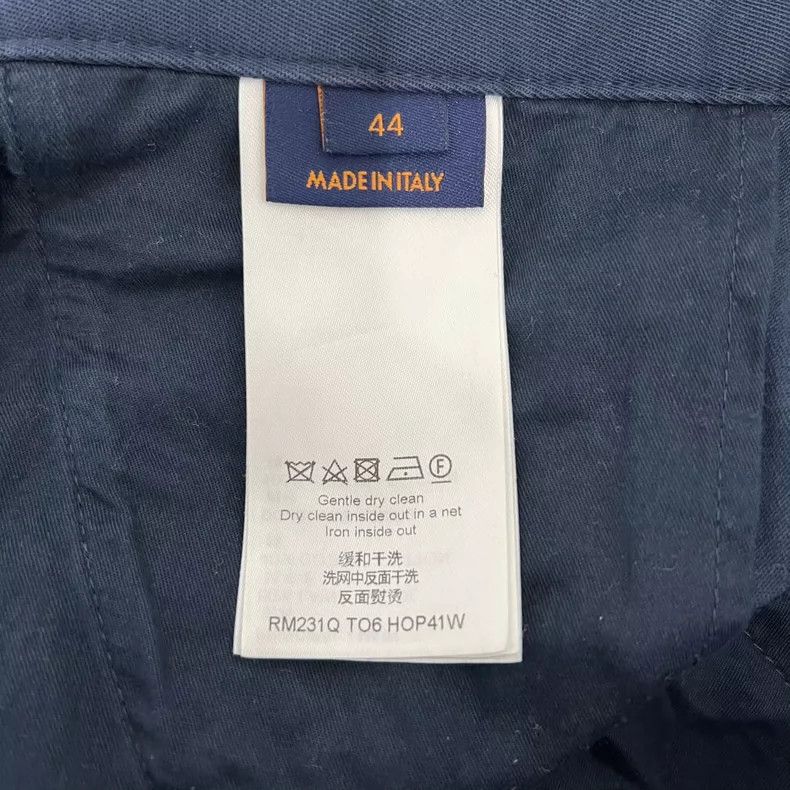 Louis Vuitton Louis Vuitton Pin-embroidered navy overalls pants Size US 44 / EU 60 - 7 Thumbnail
