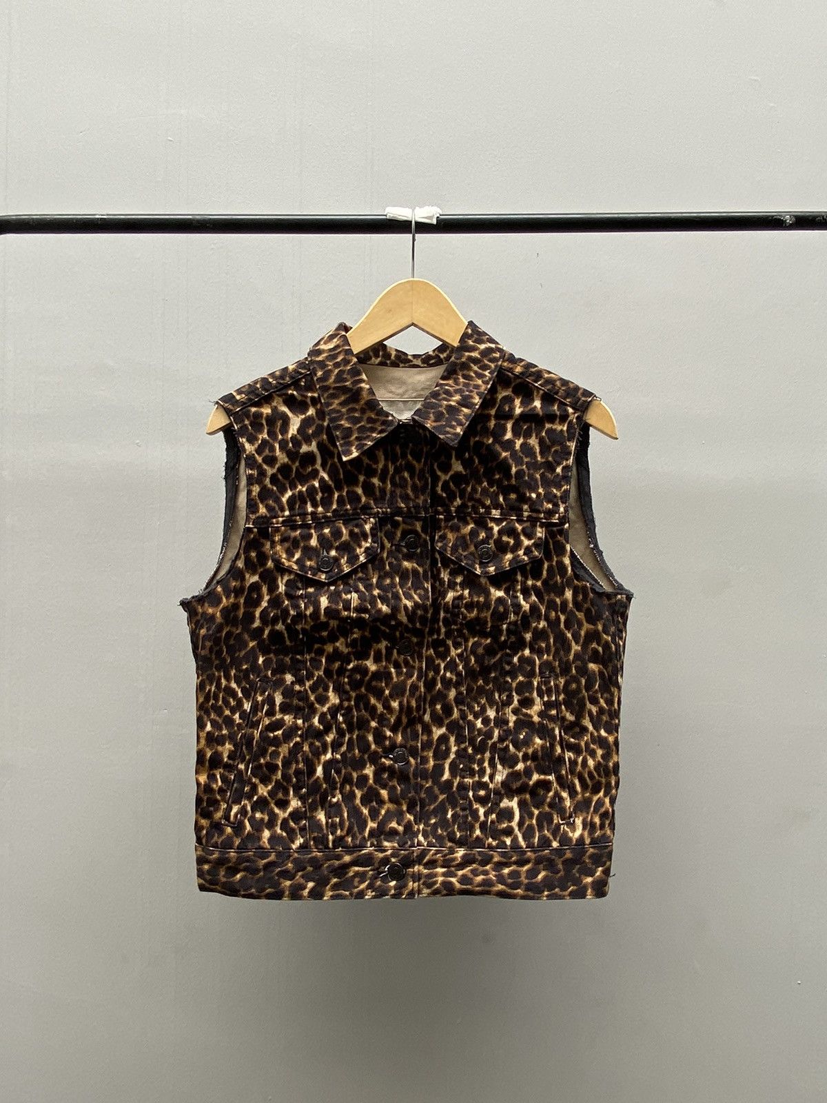 Denim&Supply Ralph Lauren Leopard Vest