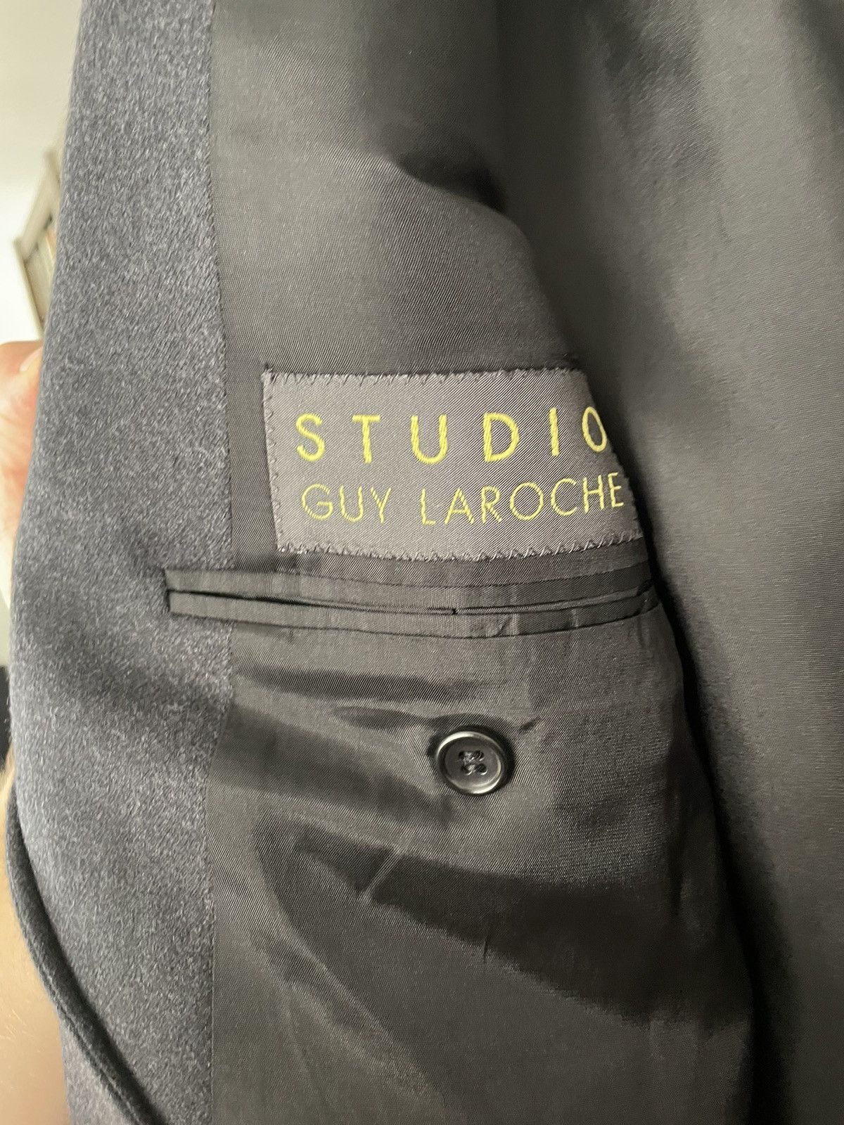 Guy Laroche × Vintage Guy Laroche wool suit Size 54R - 4 Thumbnail