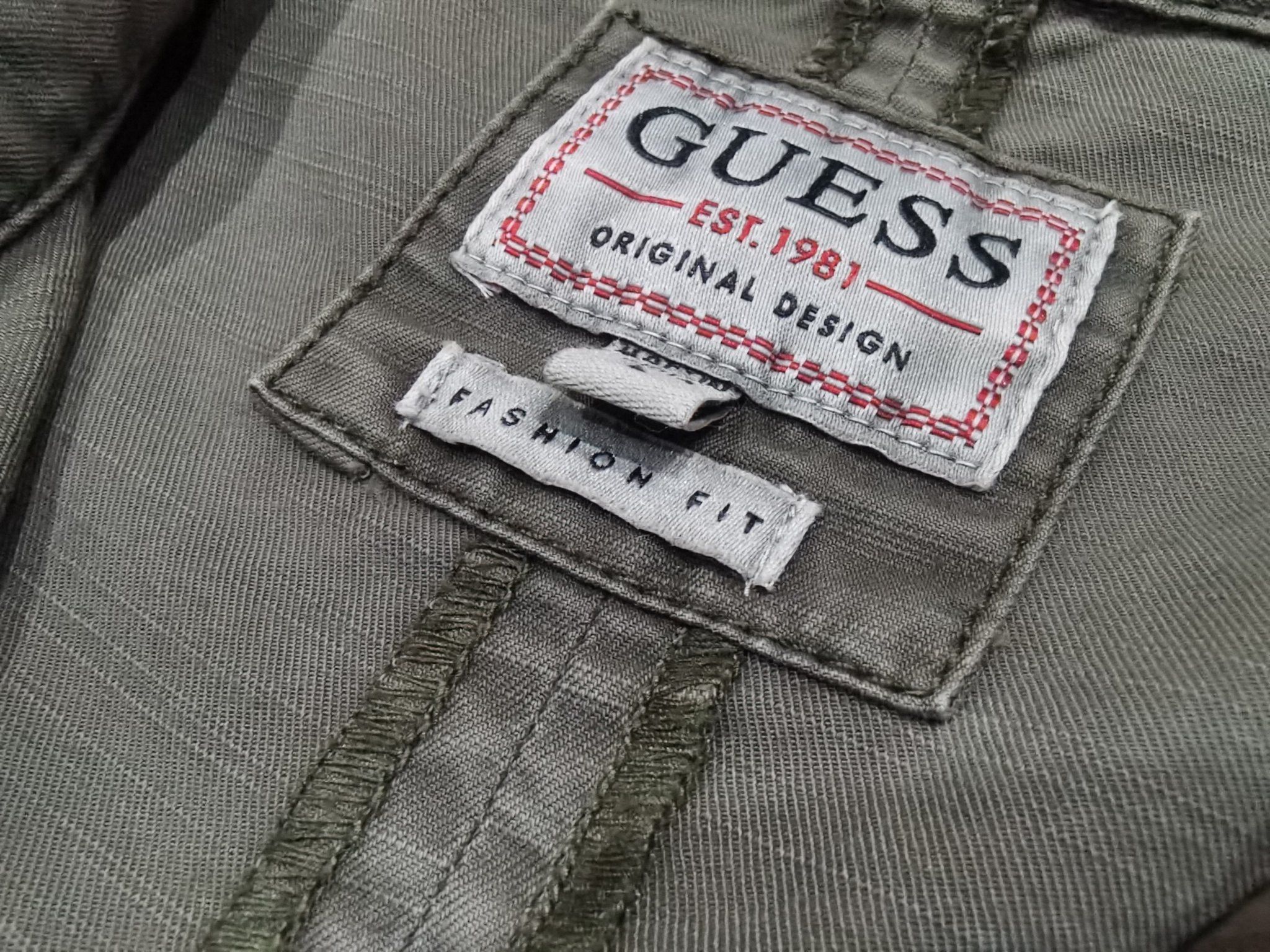 Guess GUESS army Green jacket L 8136 Size US L / EU 52-54 / 3 - 6 Thumbnail