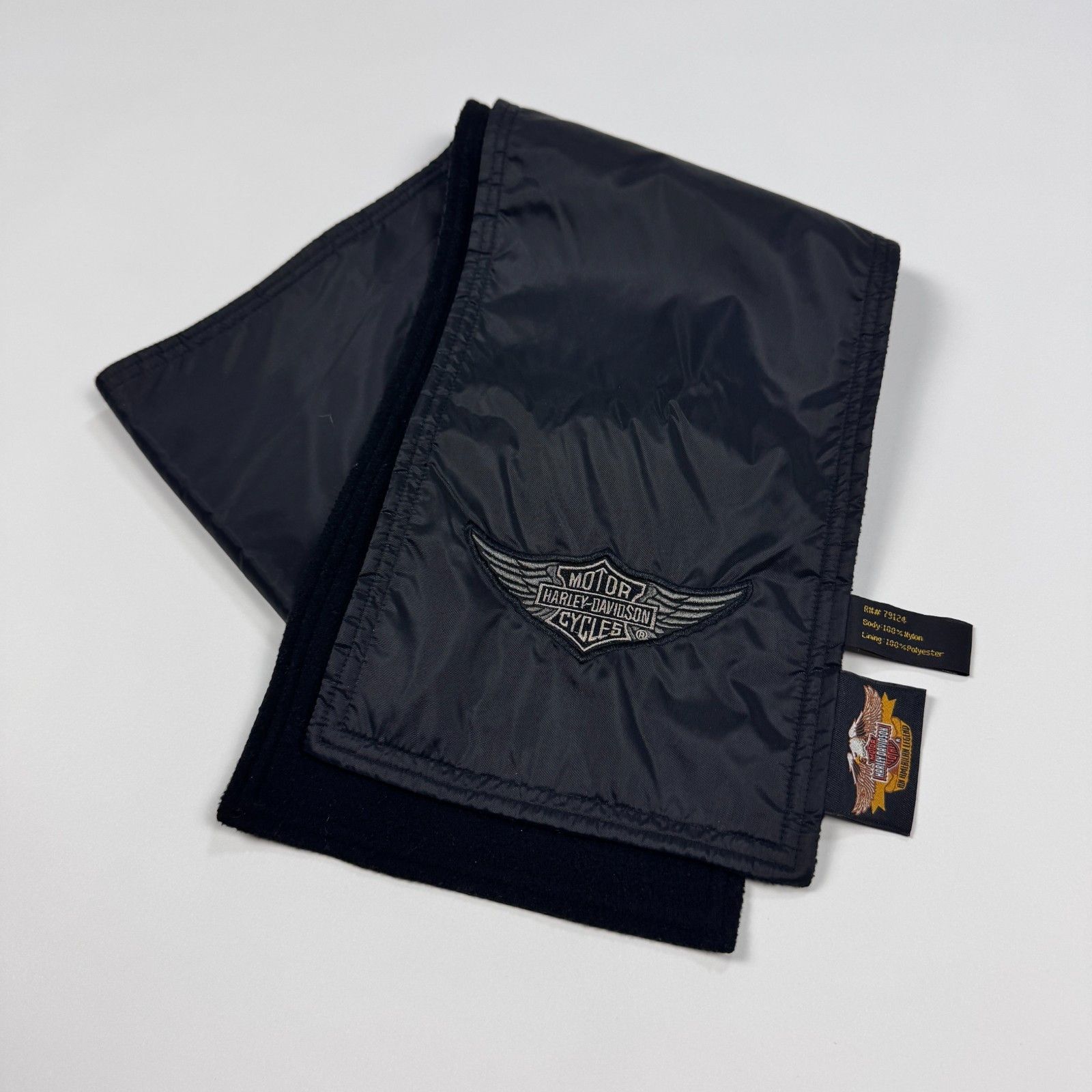 Harley Davidson Harley-Davidson Fleece Lined Embroidered Logo Scarf Size ONE SIZE - 2 Thumbnail