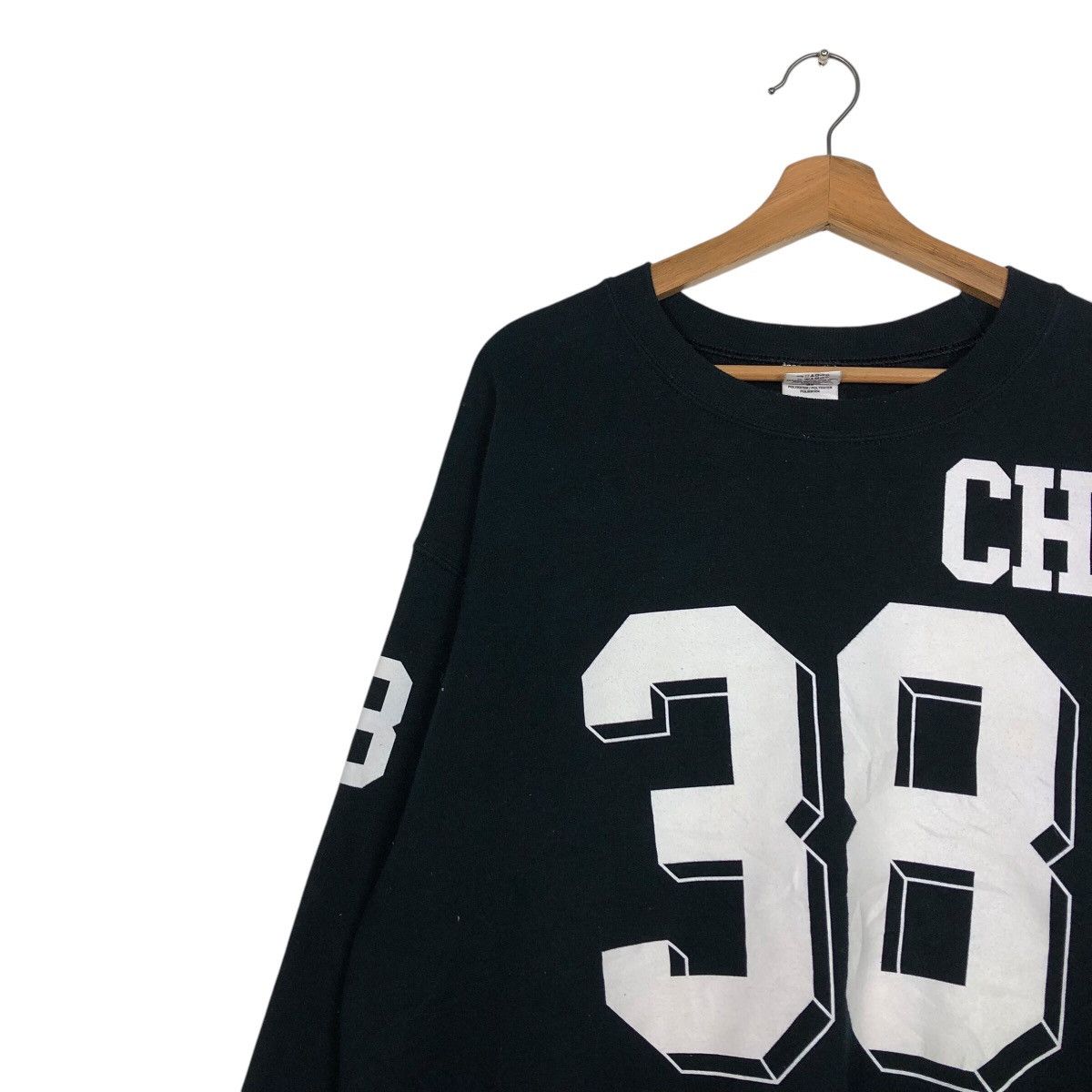 Japanese Brand × Vintage 📌Vintage Sweatshirt Streetwear Style Negatives 38 Big Logo Size US L / EU 52-54 / 3 - 8 Thumbnail